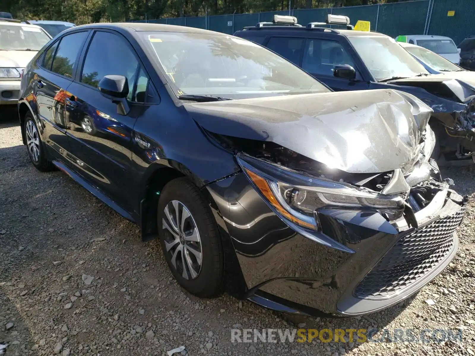 1 Photograph of a damaged car JTDEAMDE7MJ005387 TOYOTA COROLLA 2021