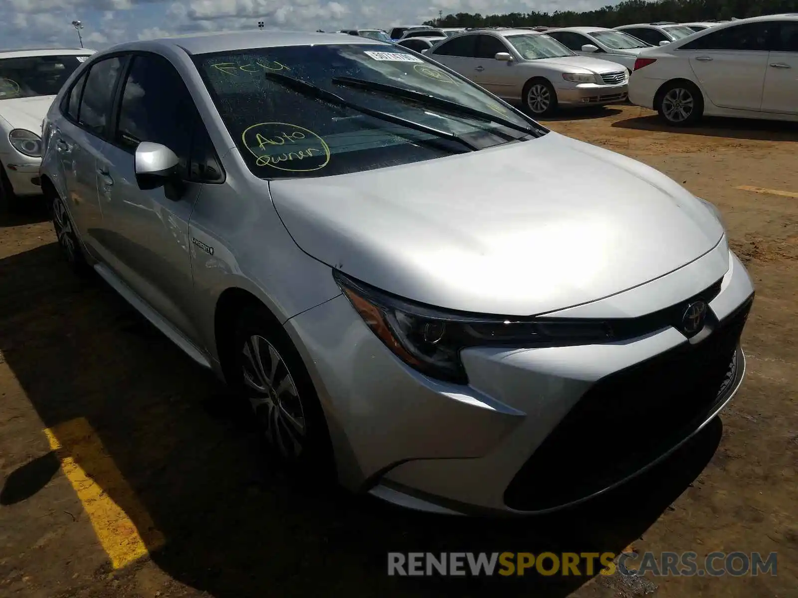 1 Photograph of a damaged car JTDEAMDE7MJ005471 TOYOTA COROLLA 2021