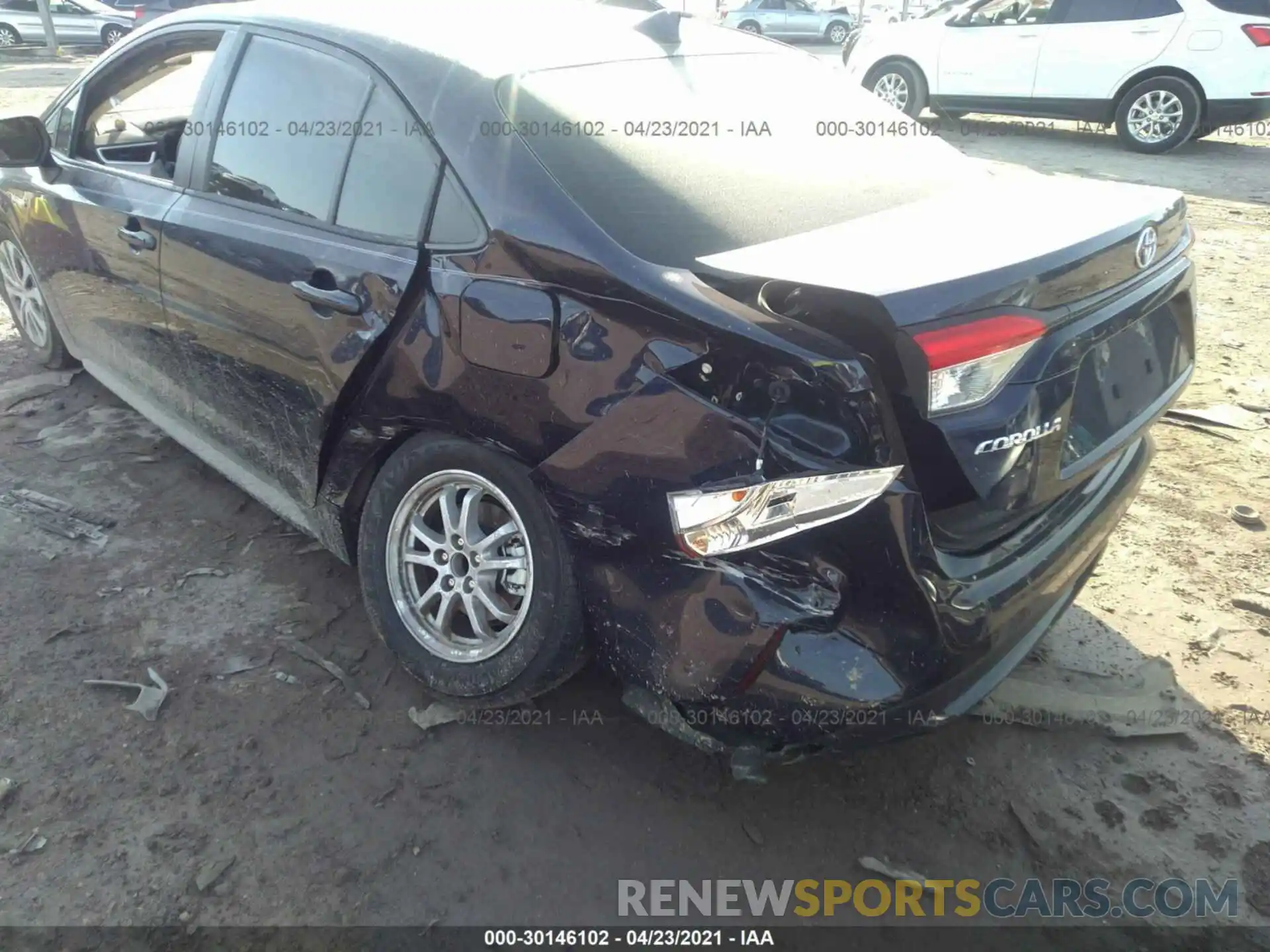 6 Photograph of a damaged car JTDEAMDE7MJ005793 TOYOTA COROLLA 2021