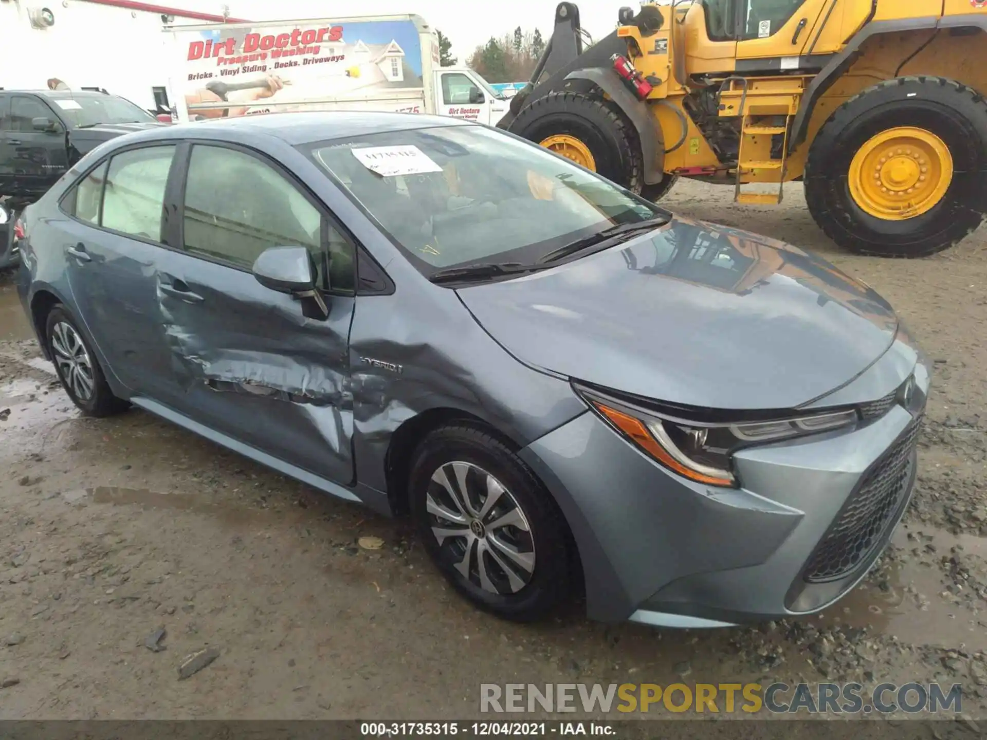 1 Photograph of a damaged car JTDEAMDE7MJ006426 TOYOTA COROLLA 2021