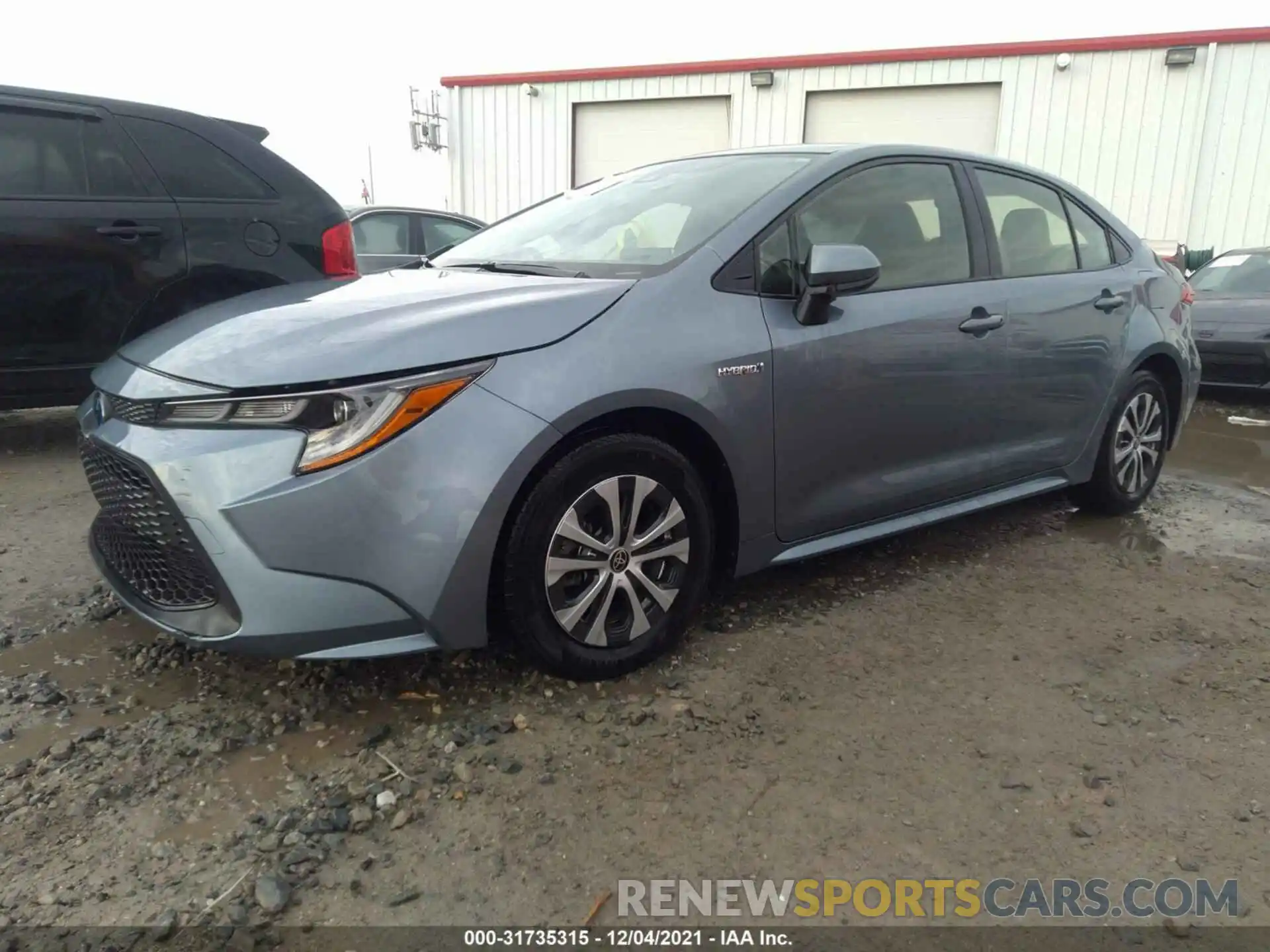 2 Photograph of a damaged car JTDEAMDE7MJ006426 TOYOTA COROLLA 2021