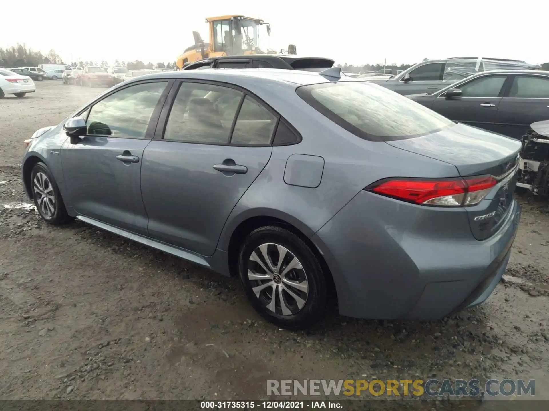 3 Photograph of a damaged car JTDEAMDE7MJ006426 TOYOTA COROLLA 2021