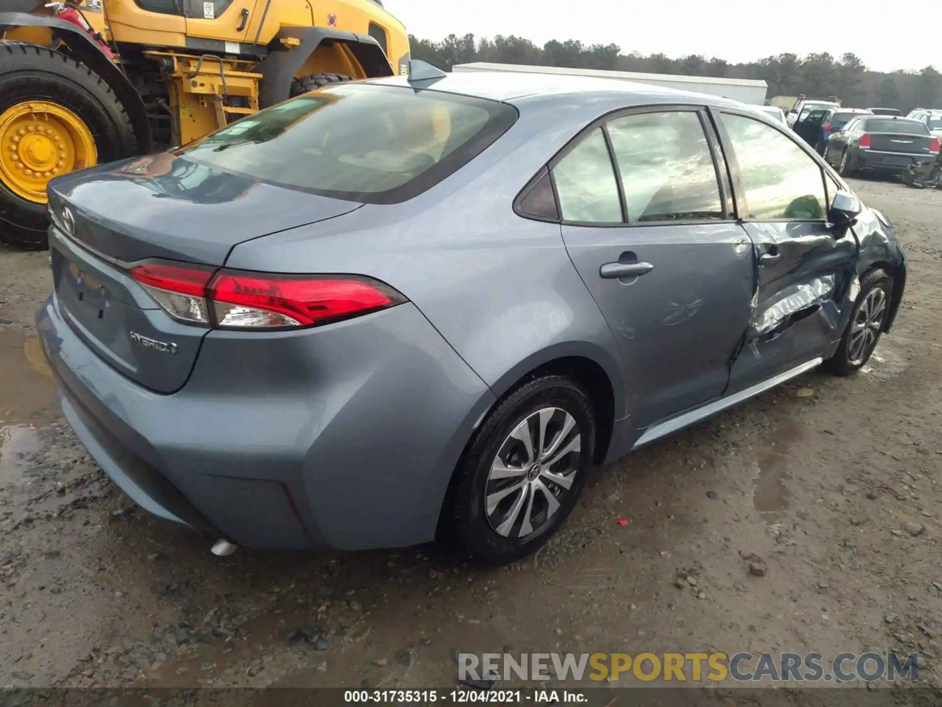 4 Photograph of a damaged car JTDEAMDE7MJ006426 TOYOTA COROLLA 2021