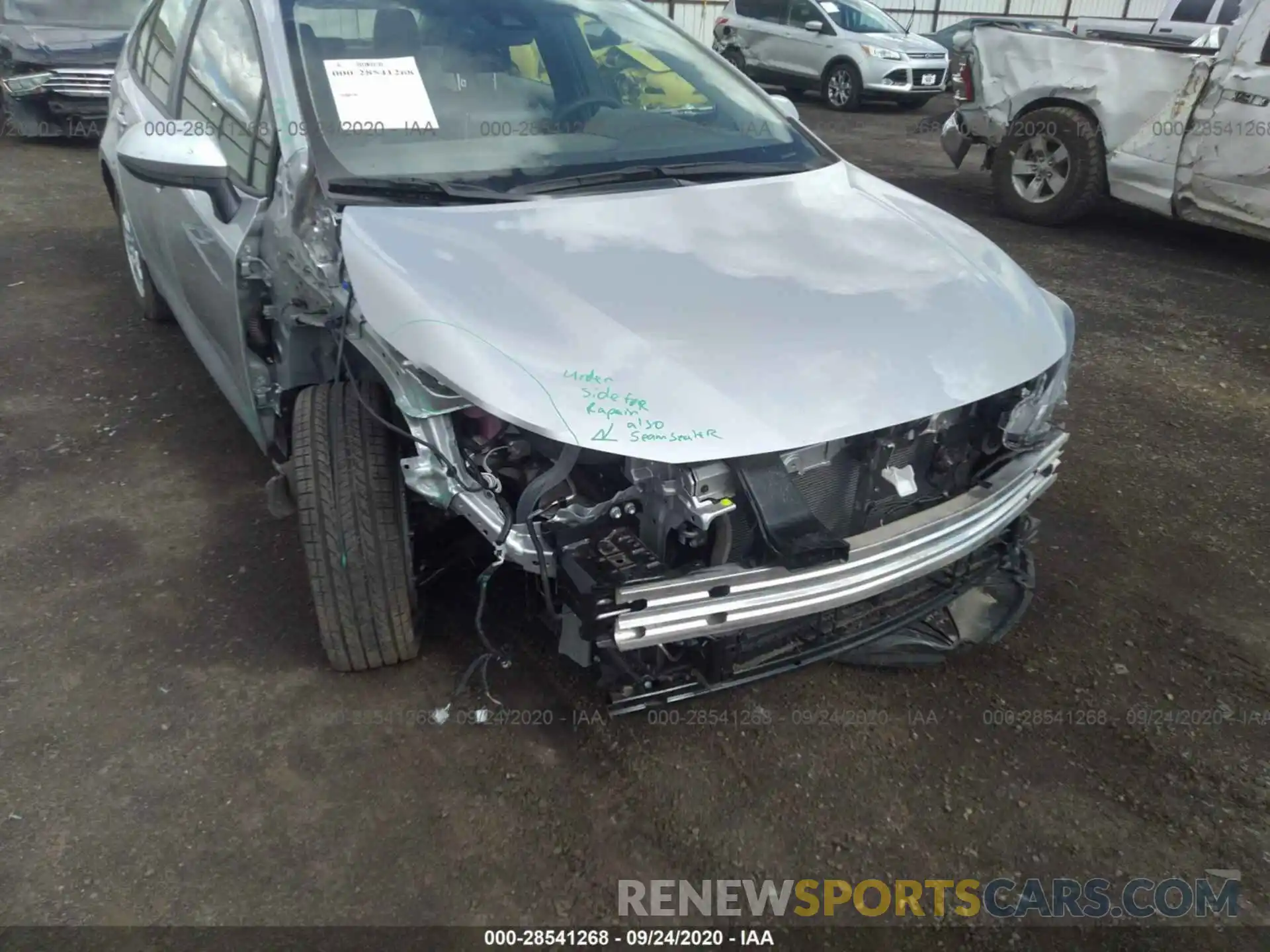 6 Photograph of a damaged car JTDEAMDE7MJ007138 TOYOTA COROLLA 2021