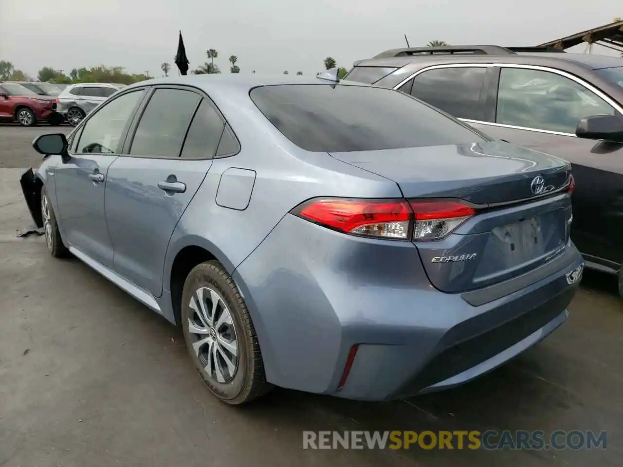 3 Photograph of a damaged car JTDEAMDE7MJ008841 TOYOTA COROLLA 2021