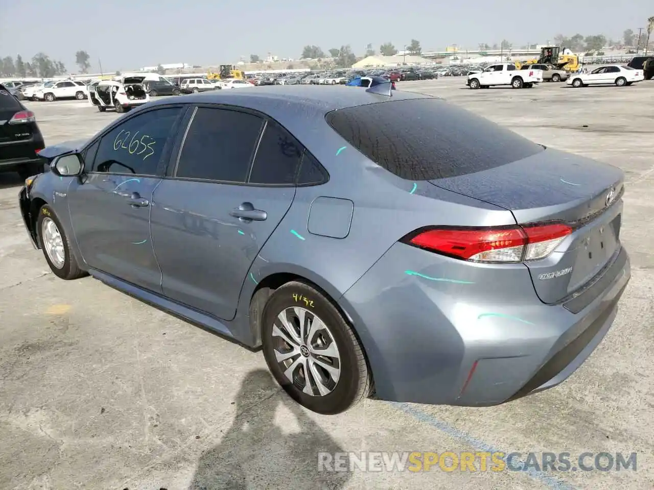 3 Photograph of a damaged car JTDEAMDE7MJ009388 TOYOTA COROLLA 2021