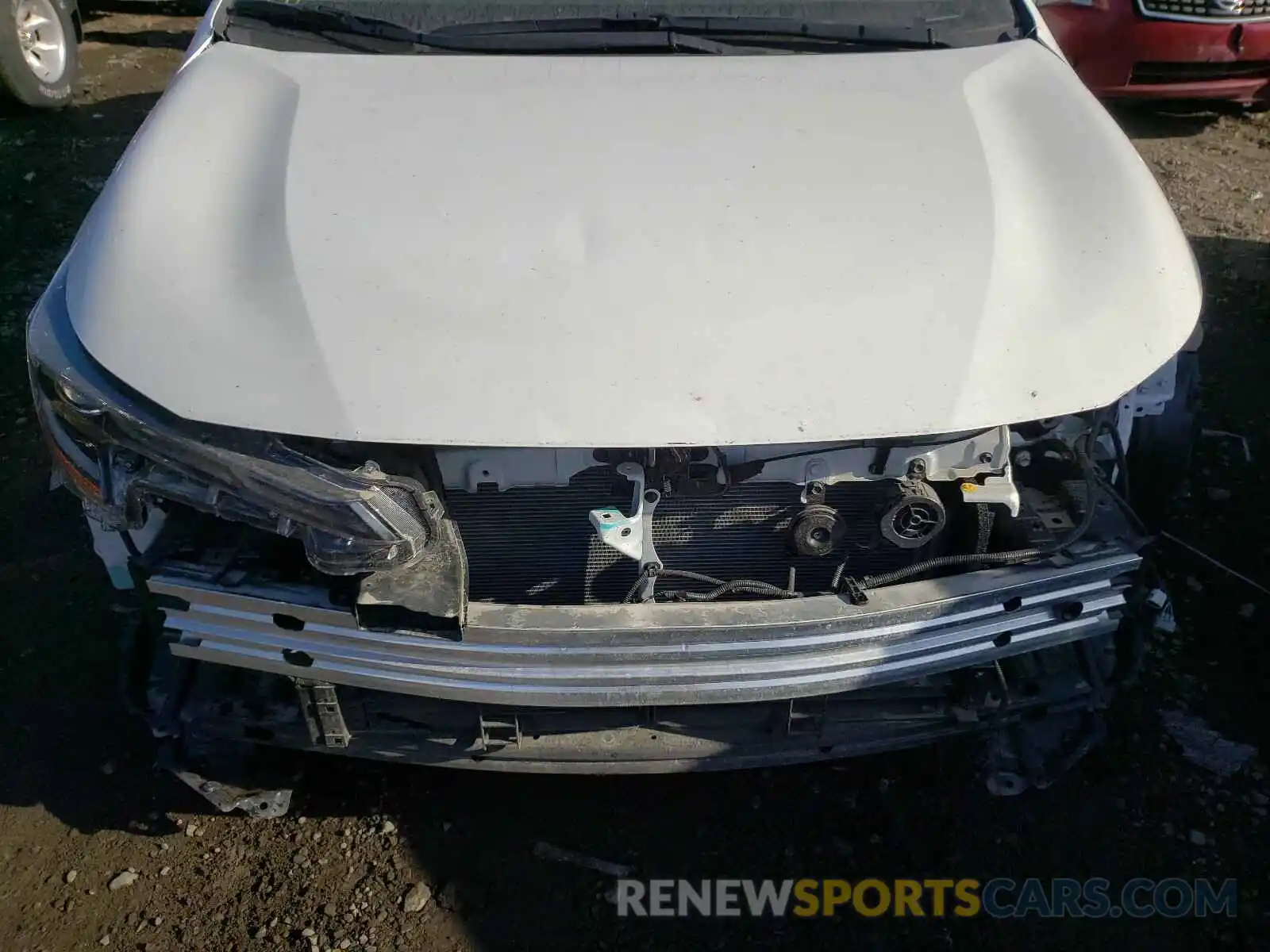 9 Photograph of a damaged car JTDEAMDE7MJ010203 TOYOTA COROLLA 2021