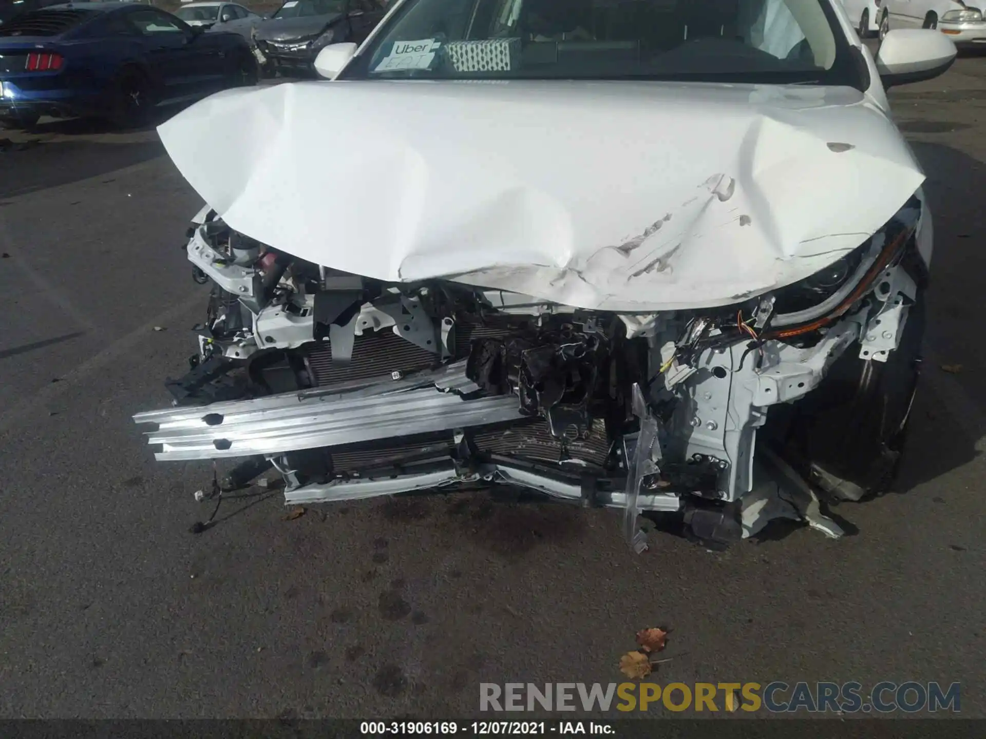 6 Photograph of a damaged car JTDEAMDE7MJ013151 TOYOTA COROLLA 2021