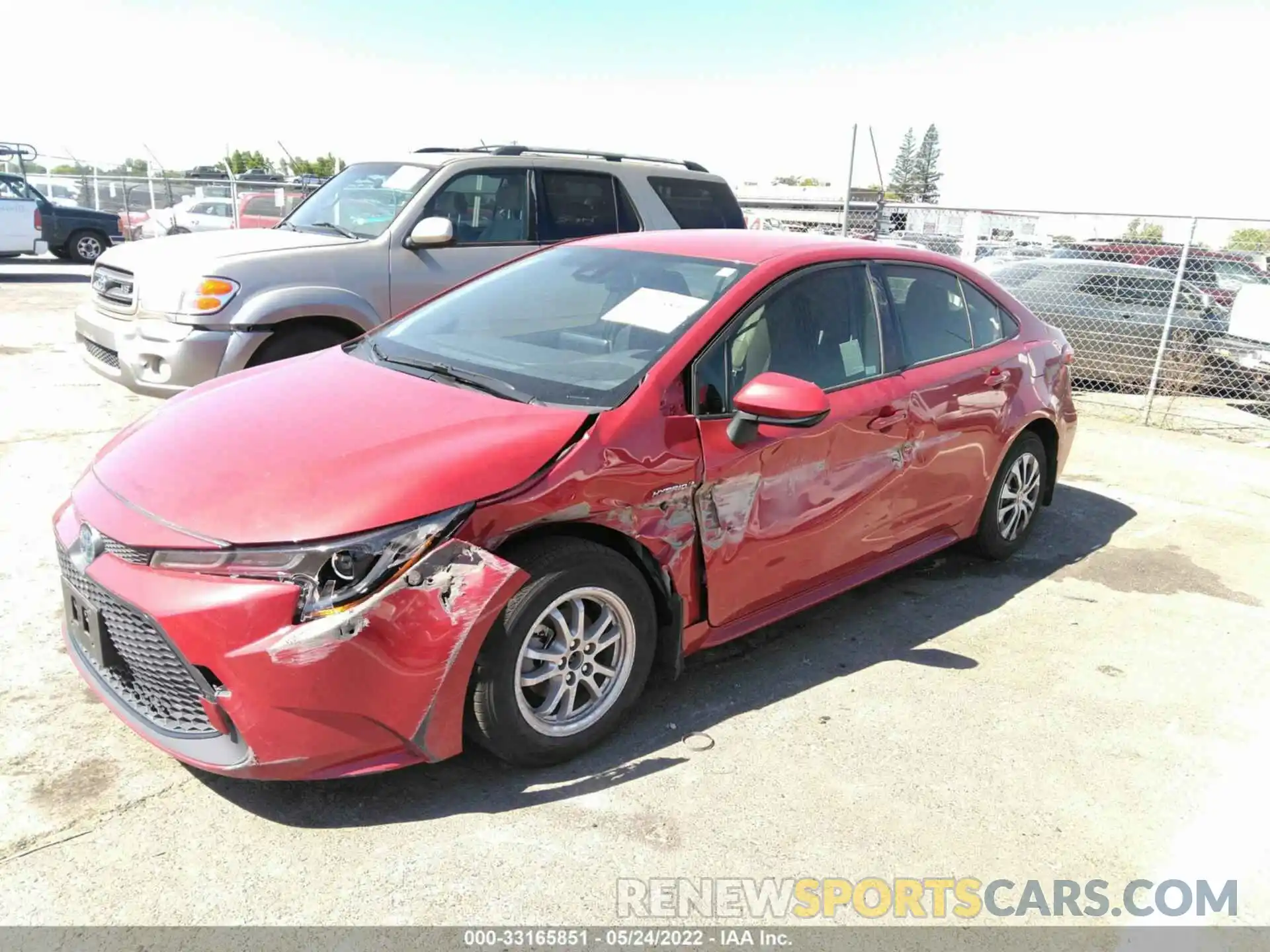 6 Photograph of a damaged car JTDEAMDE7MJ013599 TOYOTA COROLLA 2021