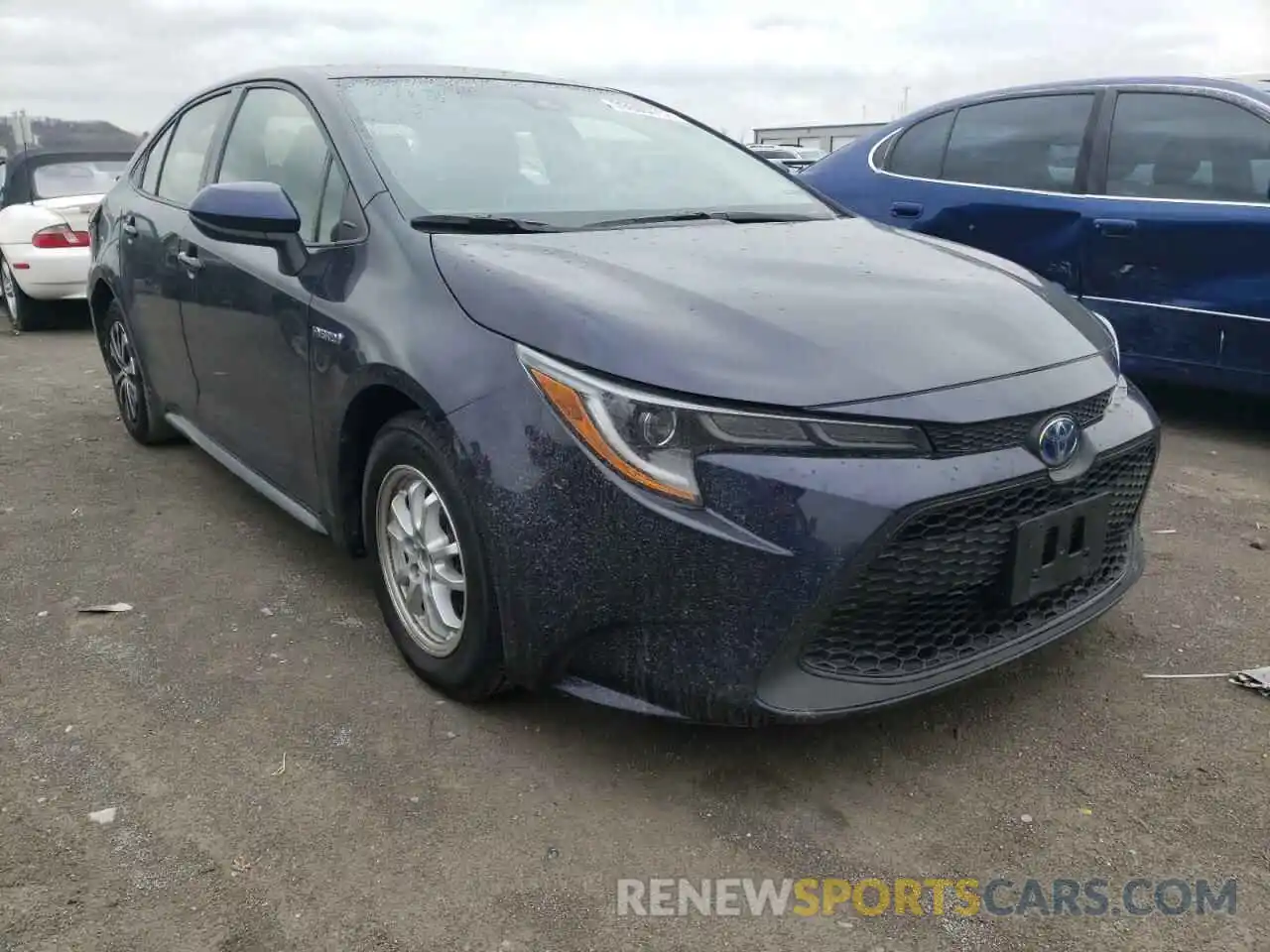 1 Photograph of a damaged car JTDEAMDE7MJ013683 TOYOTA COROLLA 2021