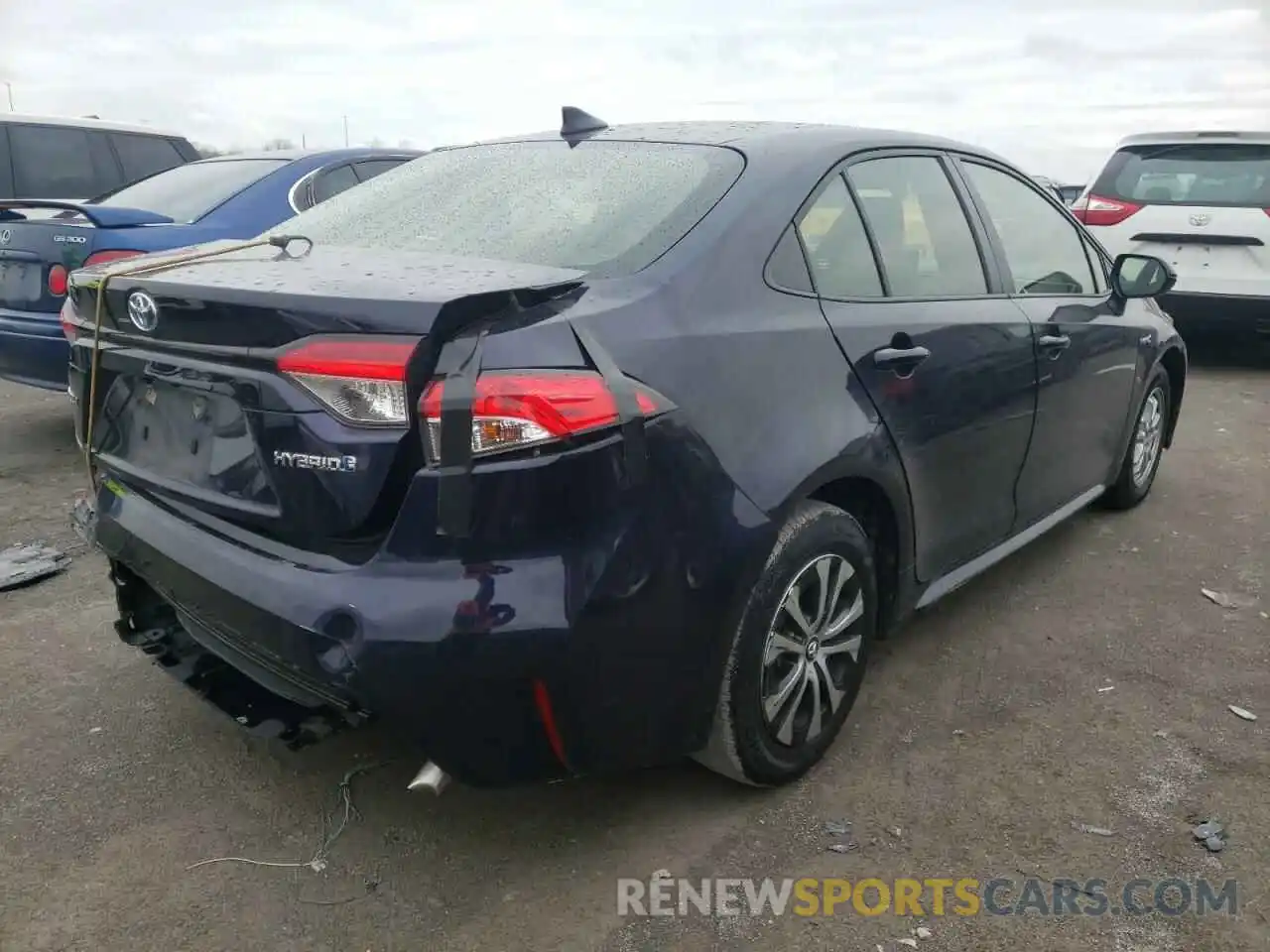 4 Photograph of a damaged car JTDEAMDE7MJ013683 TOYOTA COROLLA 2021