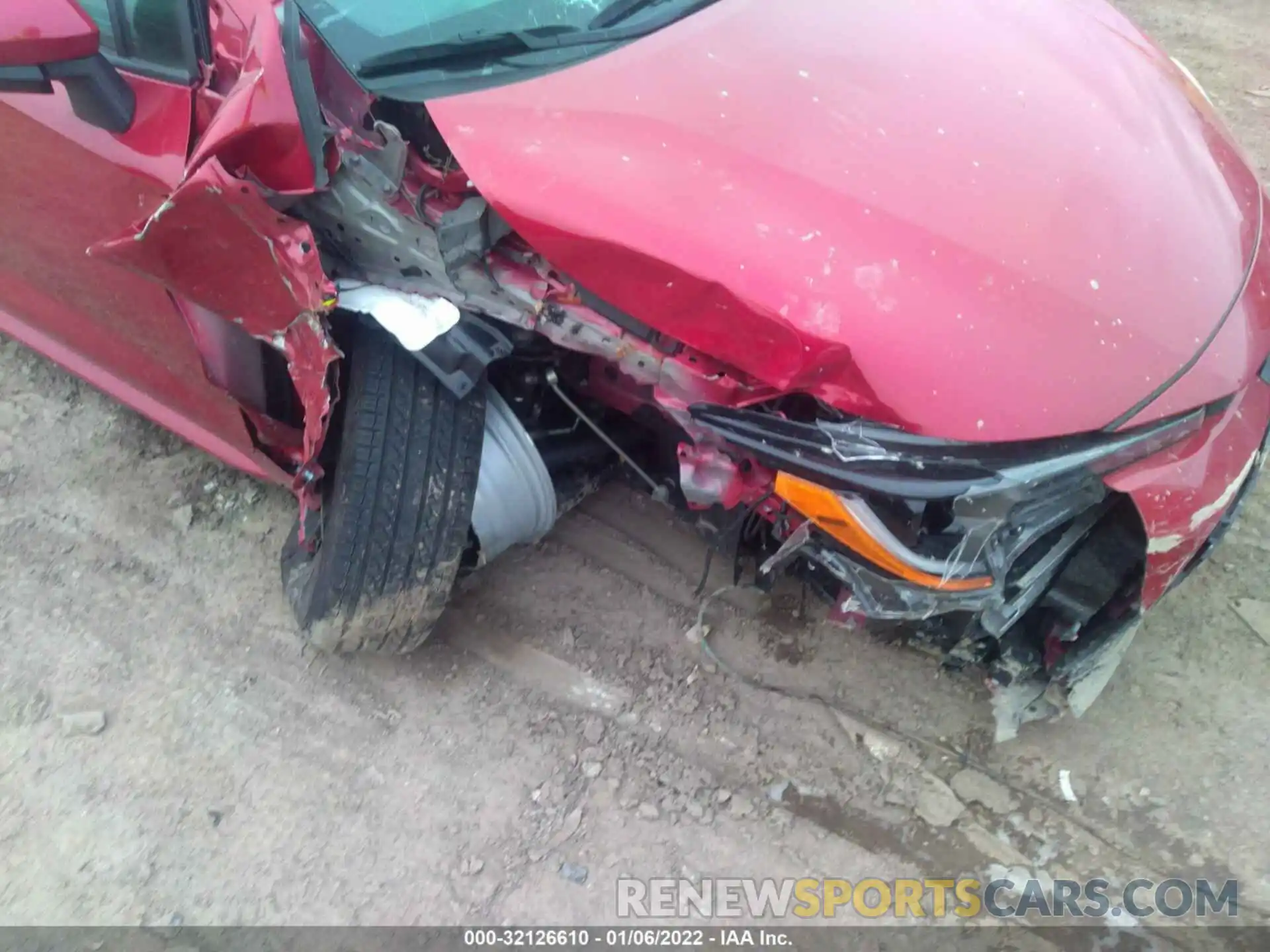 6 Photograph of a damaged car JTDEAMDE7MJ014297 TOYOTA COROLLA 2021