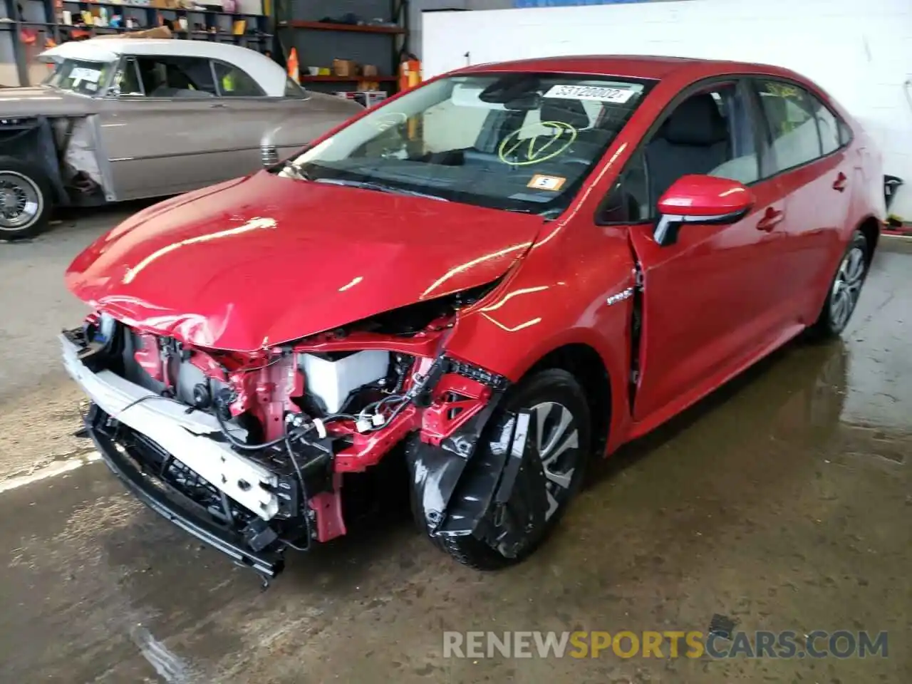 9 Photograph of a damaged car JTDEAMDE7MJ014932 TOYOTA COROLLA 2021