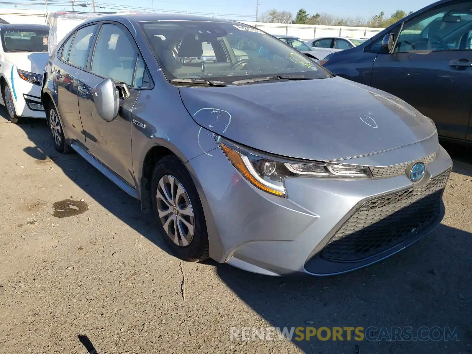 1 Photograph of a damaged car JTDEAMDE7MJ014946 TOYOTA COROLLA 2021