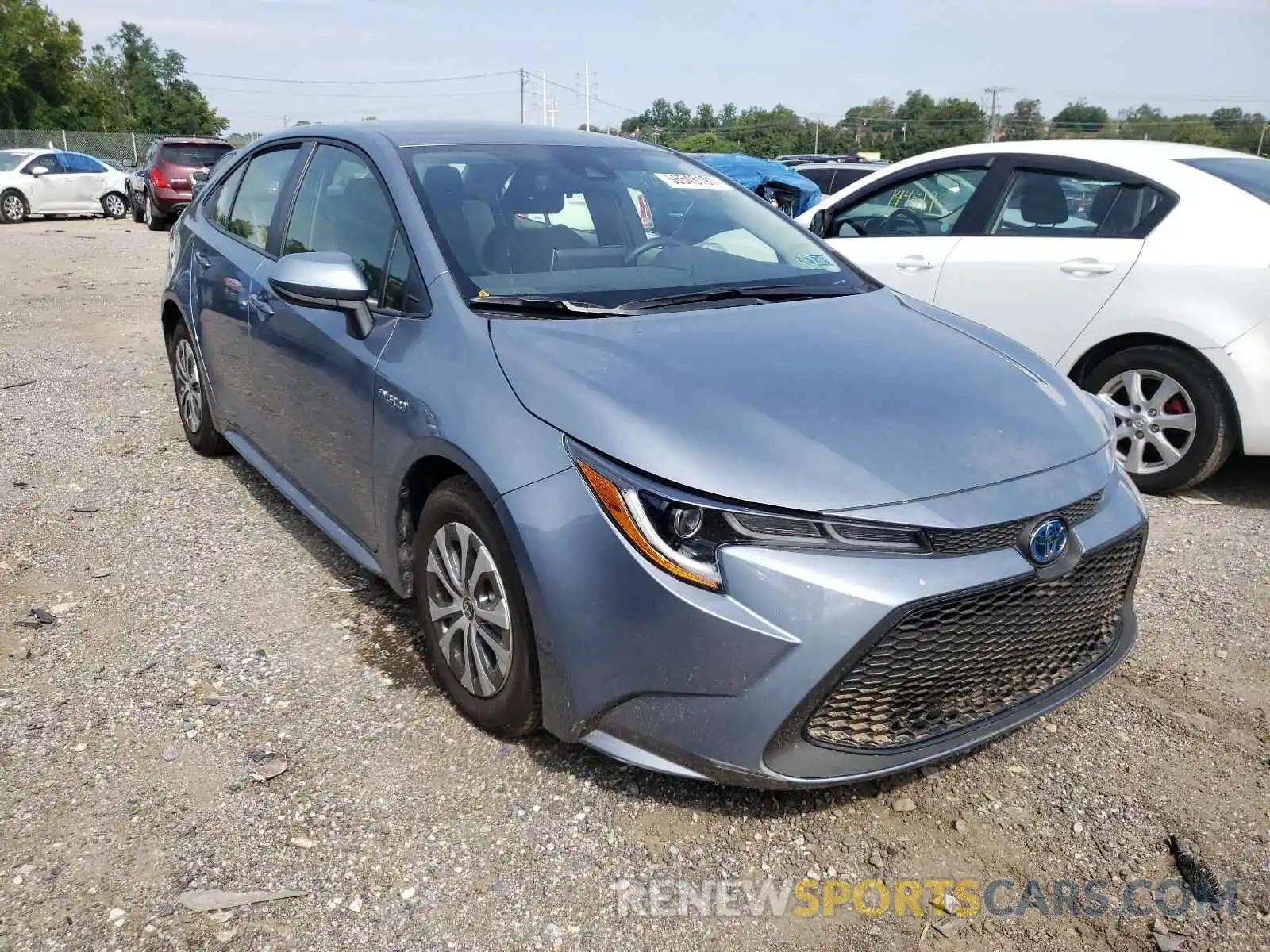 1 Photograph of a damaged car JTDEAMDE7MJ016440 TOYOTA COROLLA 2021