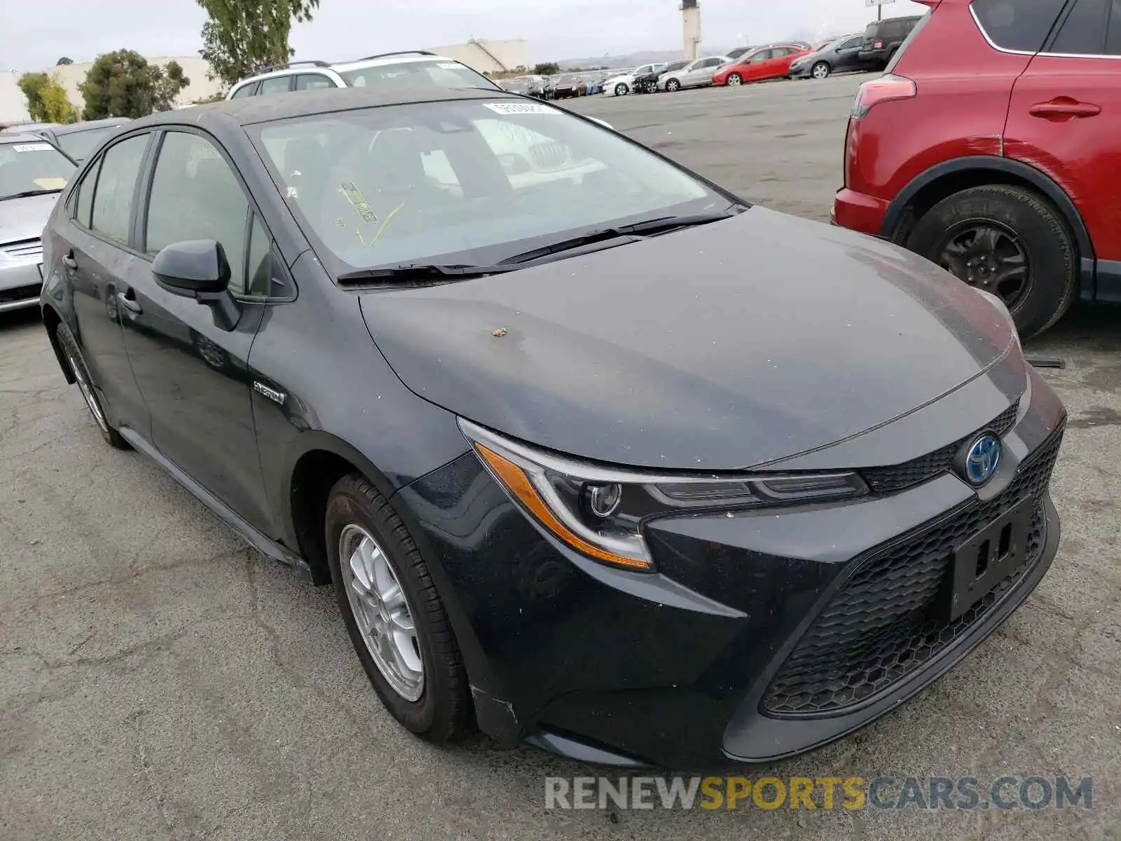 1 Photograph of a damaged car JTDEAMDE7MJ016485 TOYOTA COROLLA 2021