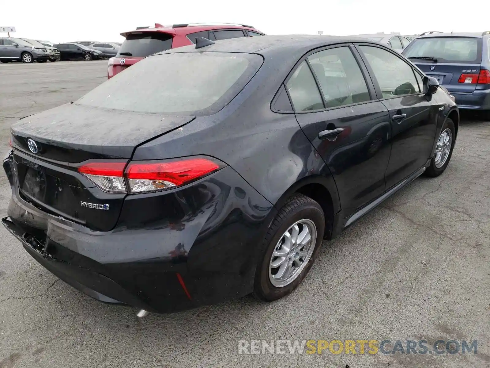 4 Photograph of a damaged car JTDEAMDE7MJ016485 TOYOTA COROLLA 2021