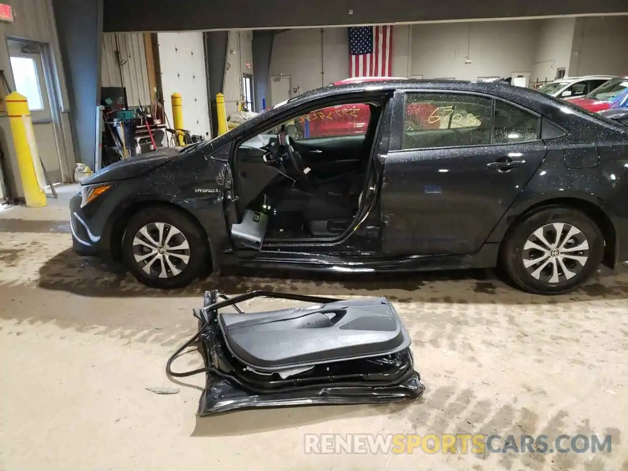 9 Photograph of a damaged car JTDEAMDE7MJ017832 TOYOTA COROLLA 2021