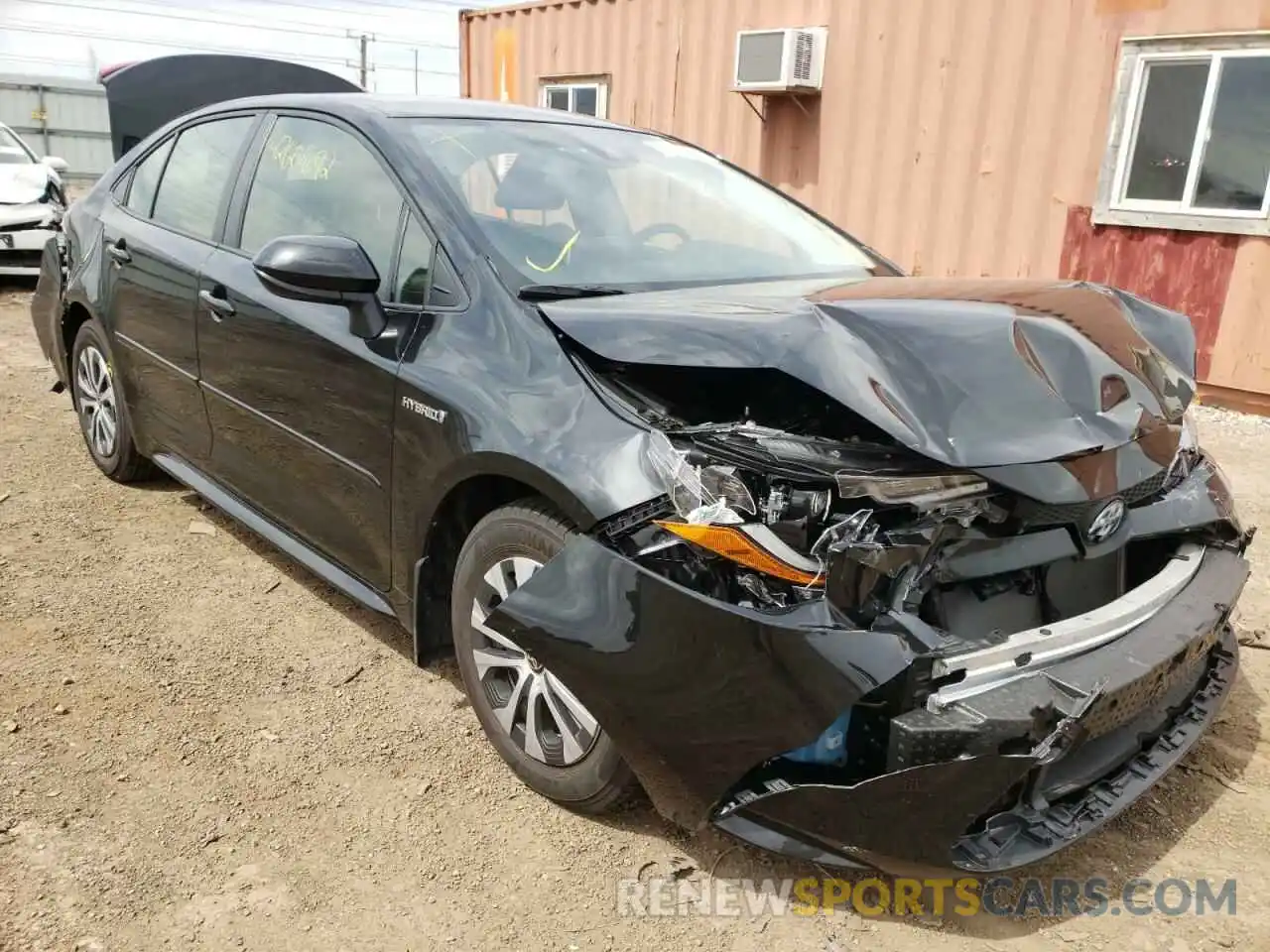 1 Photograph of a damaged car JTDEAMDE7MJ019953 TOYOTA COROLLA 2021