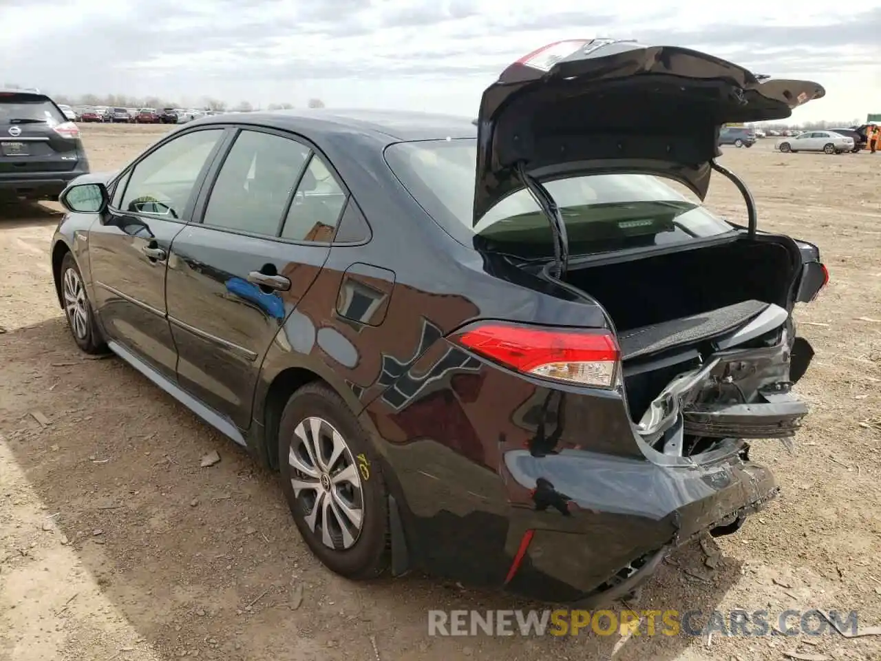 3 Photograph of a damaged car JTDEAMDE7MJ019953 TOYOTA COROLLA 2021