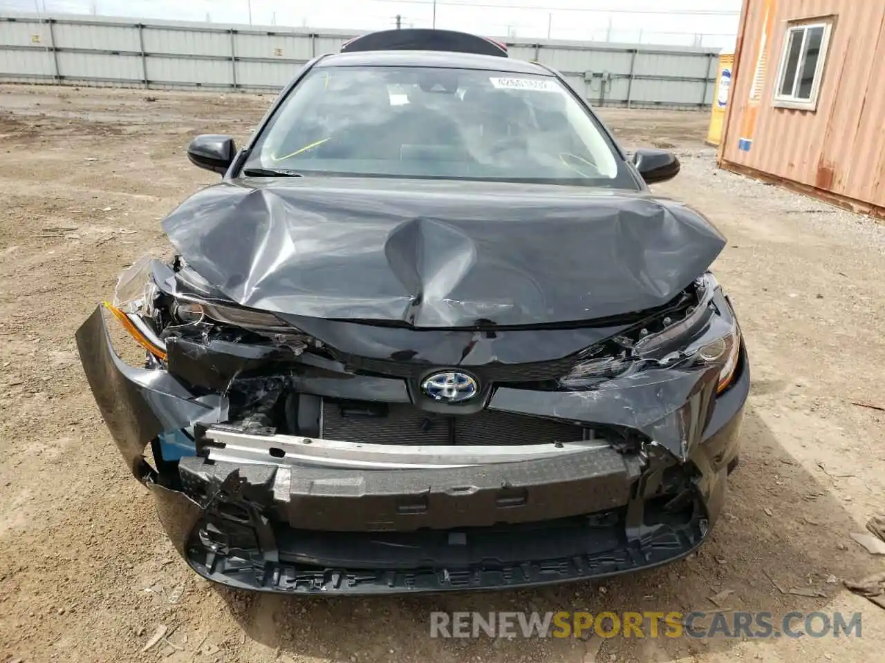 9 Photograph of a damaged car JTDEAMDE7MJ019953 TOYOTA COROLLA 2021