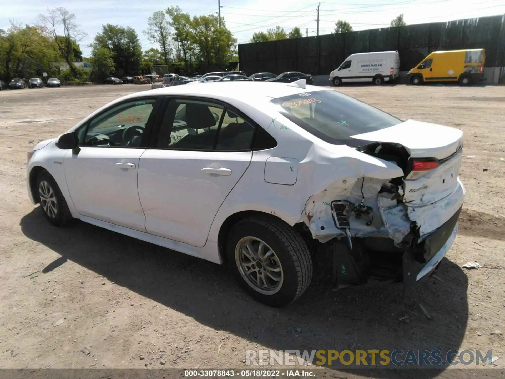 3 Photograph of a damaged car JTDEAMDE7MJ020939 TOYOTA COROLLA 2021