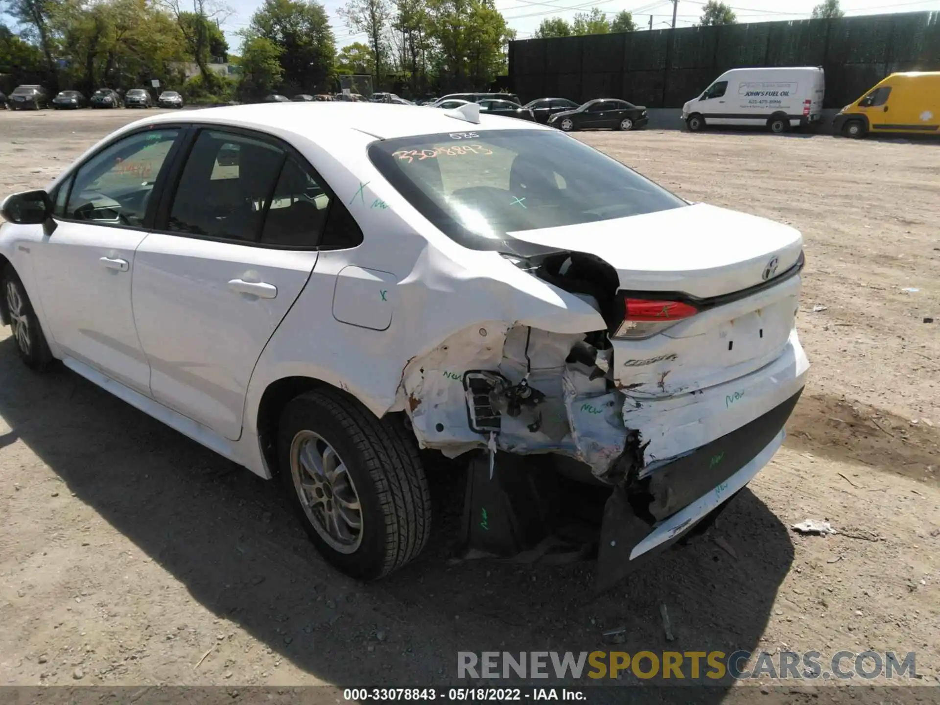 6 Photograph of a damaged car JTDEAMDE7MJ020939 TOYOTA COROLLA 2021