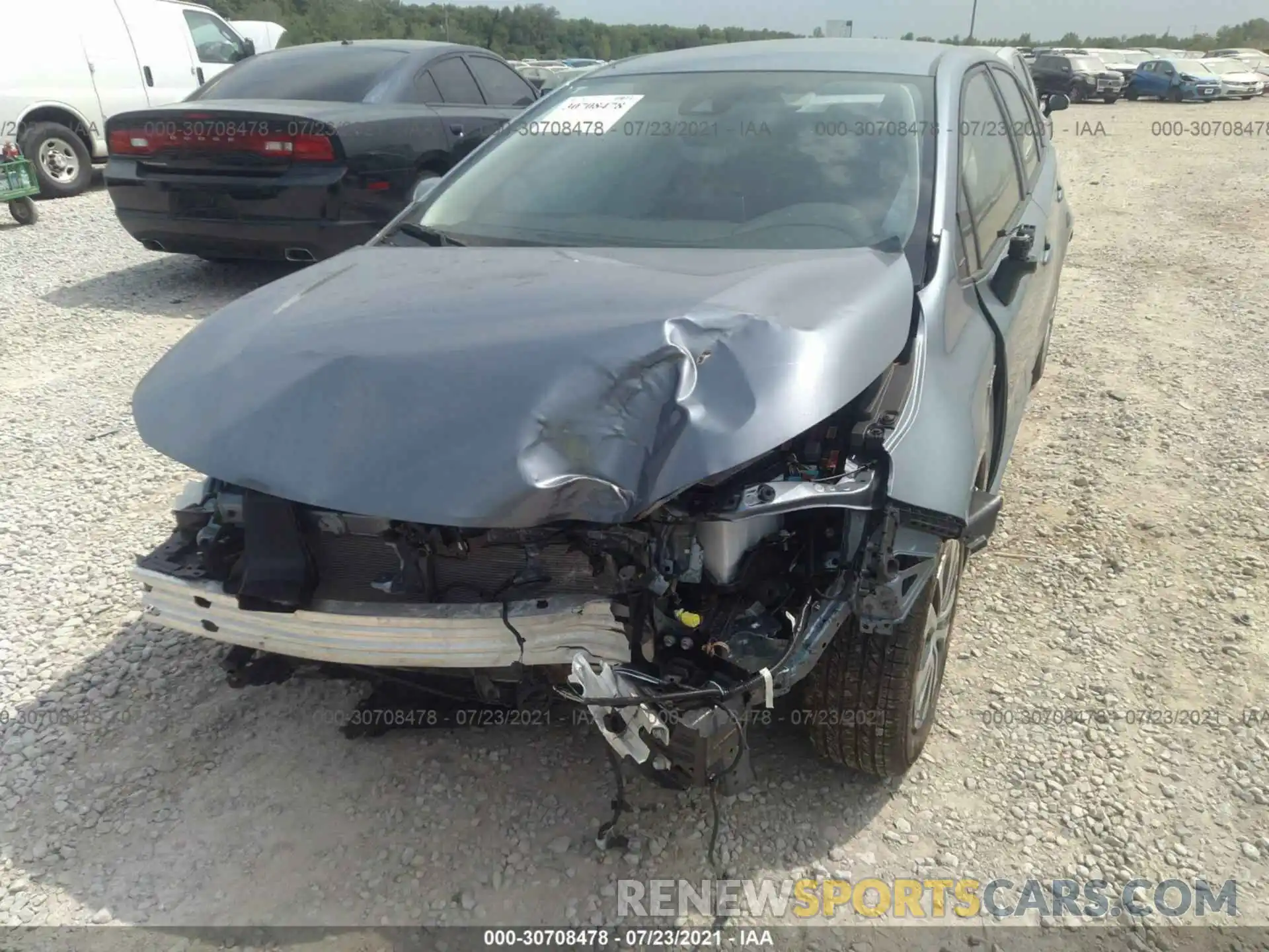 6 Photograph of a damaged car JTDEAMDE7MJ021105 TOYOTA COROLLA 2021