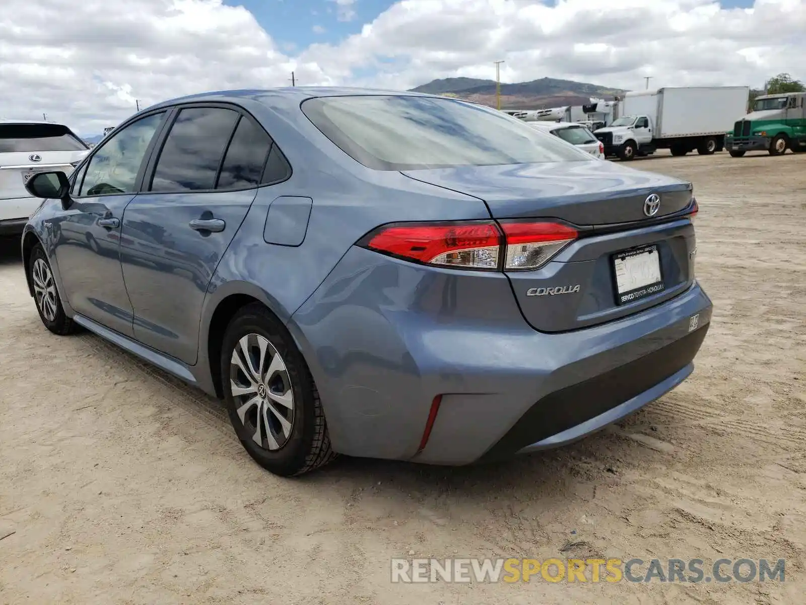 3 Photograph of a damaged car JTDEAMDE7MJ021198 TOYOTA COROLLA 2021