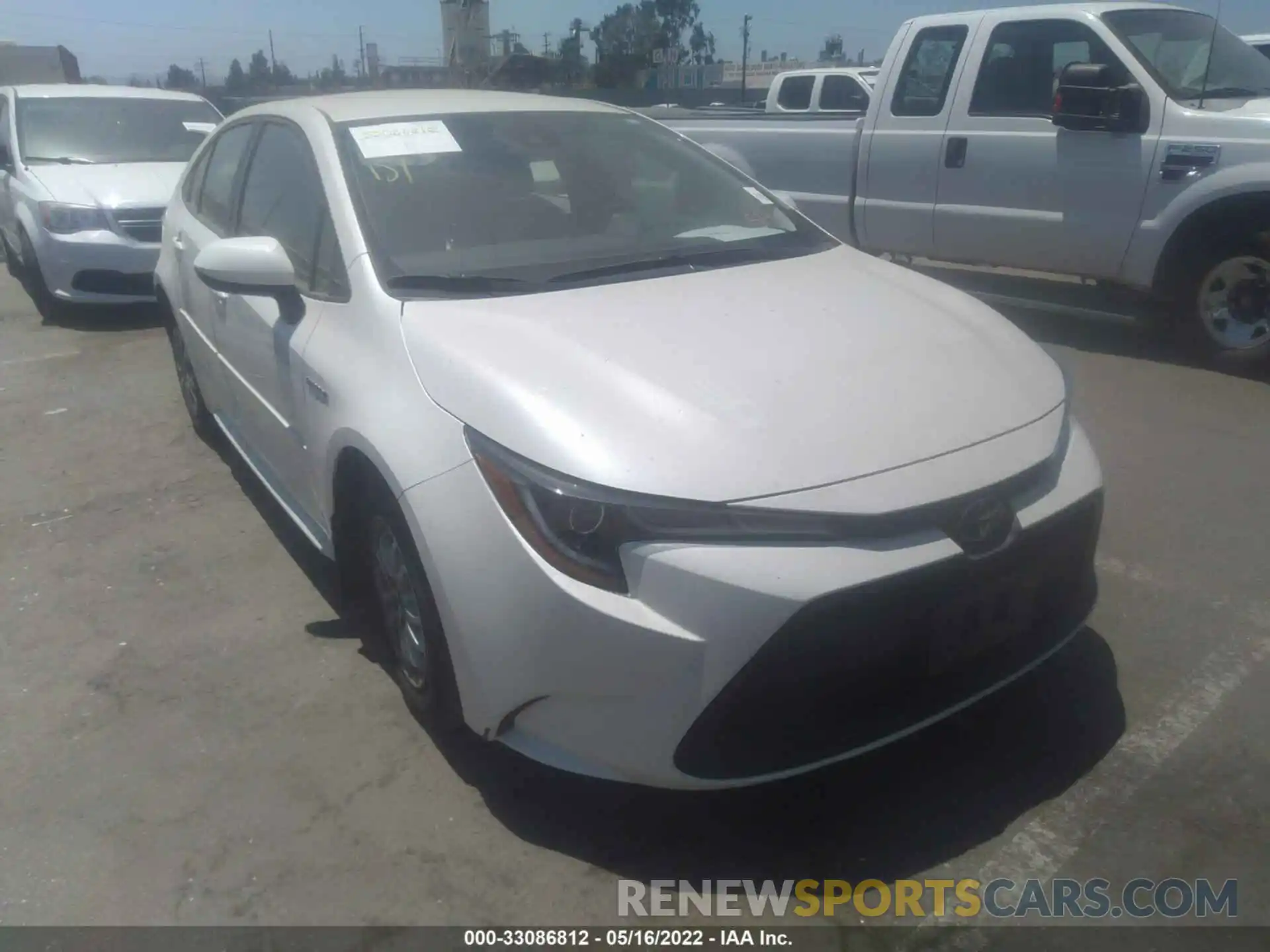 1 Photograph of a damaged car JTDEAMDE7MJ021251 TOYOTA COROLLA 2021