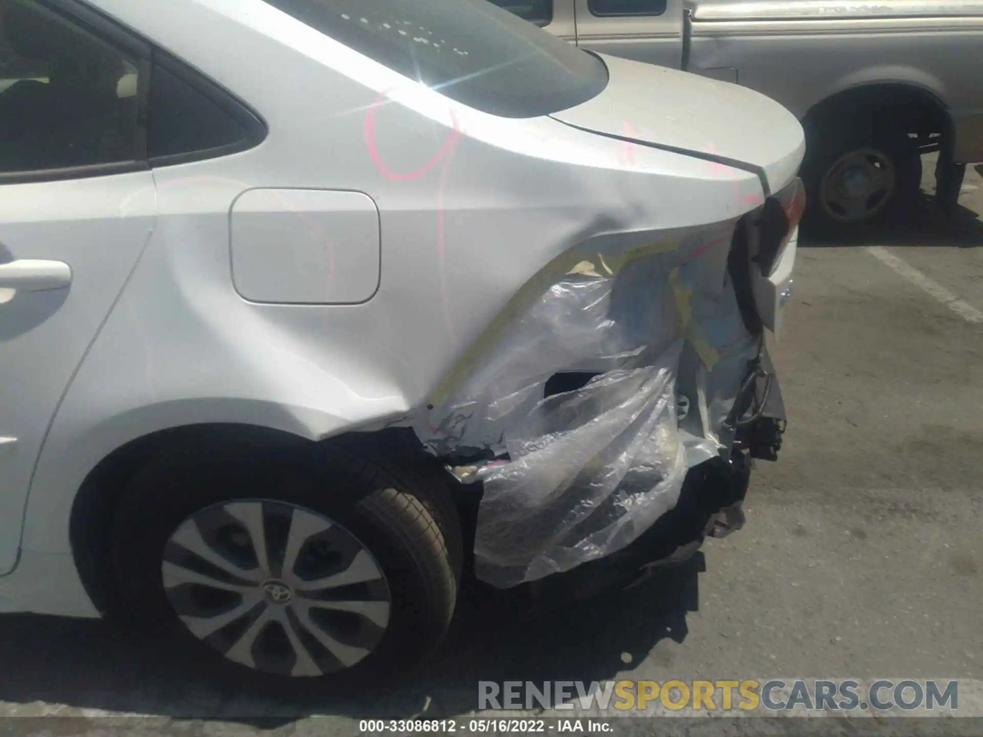 6 Photograph of a damaged car JTDEAMDE7MJ021251 TOYOTA COROLLA 2021