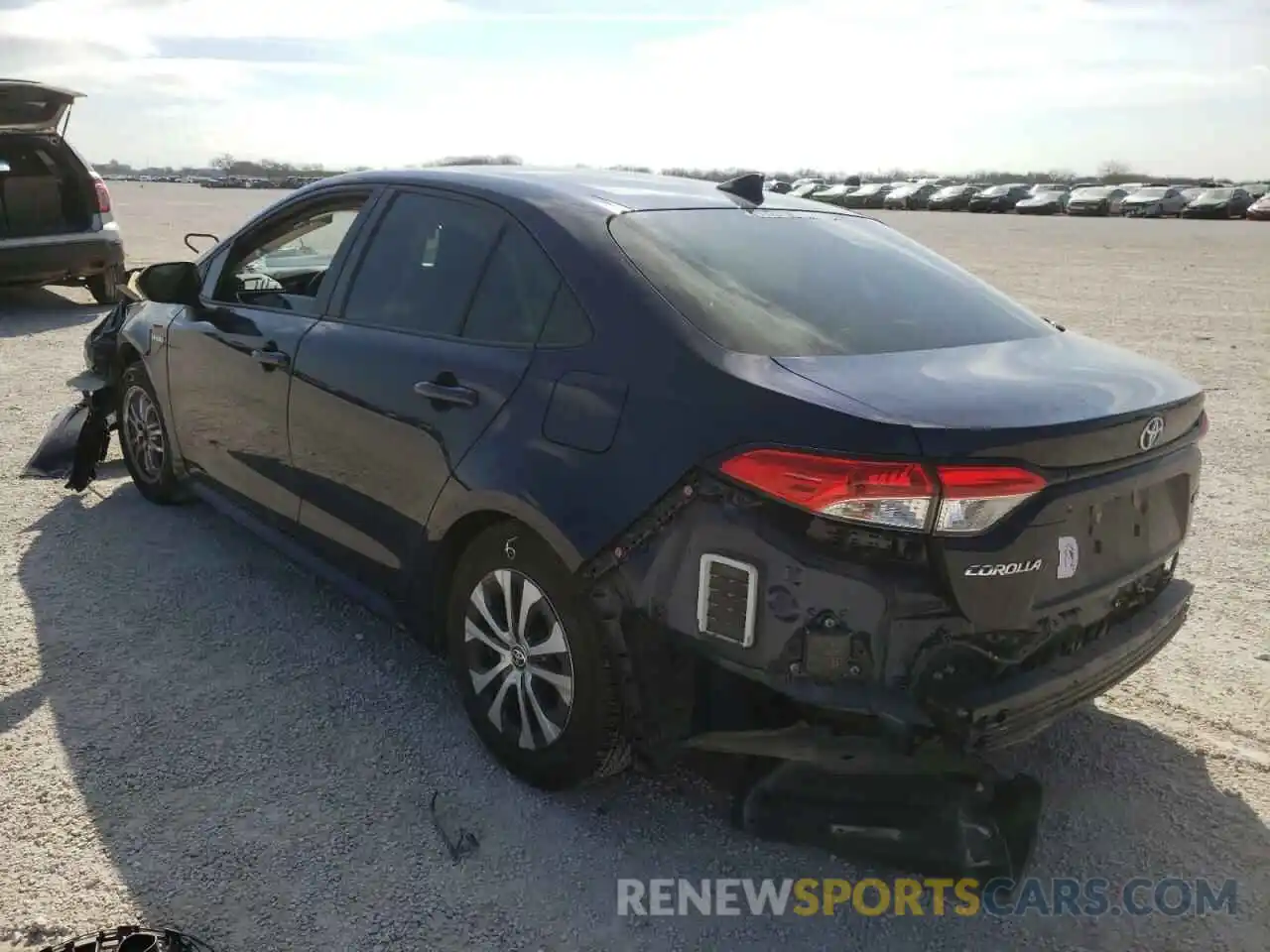 3 Photograph of a damaged car JTDEAMDE7MJ021332 TOYOTA COROLLA 2021