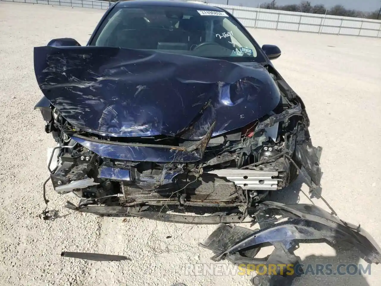 9 Photograph of a damaged car JTDEAMDE7MJ021332 TOYOTA COROLLA 2021