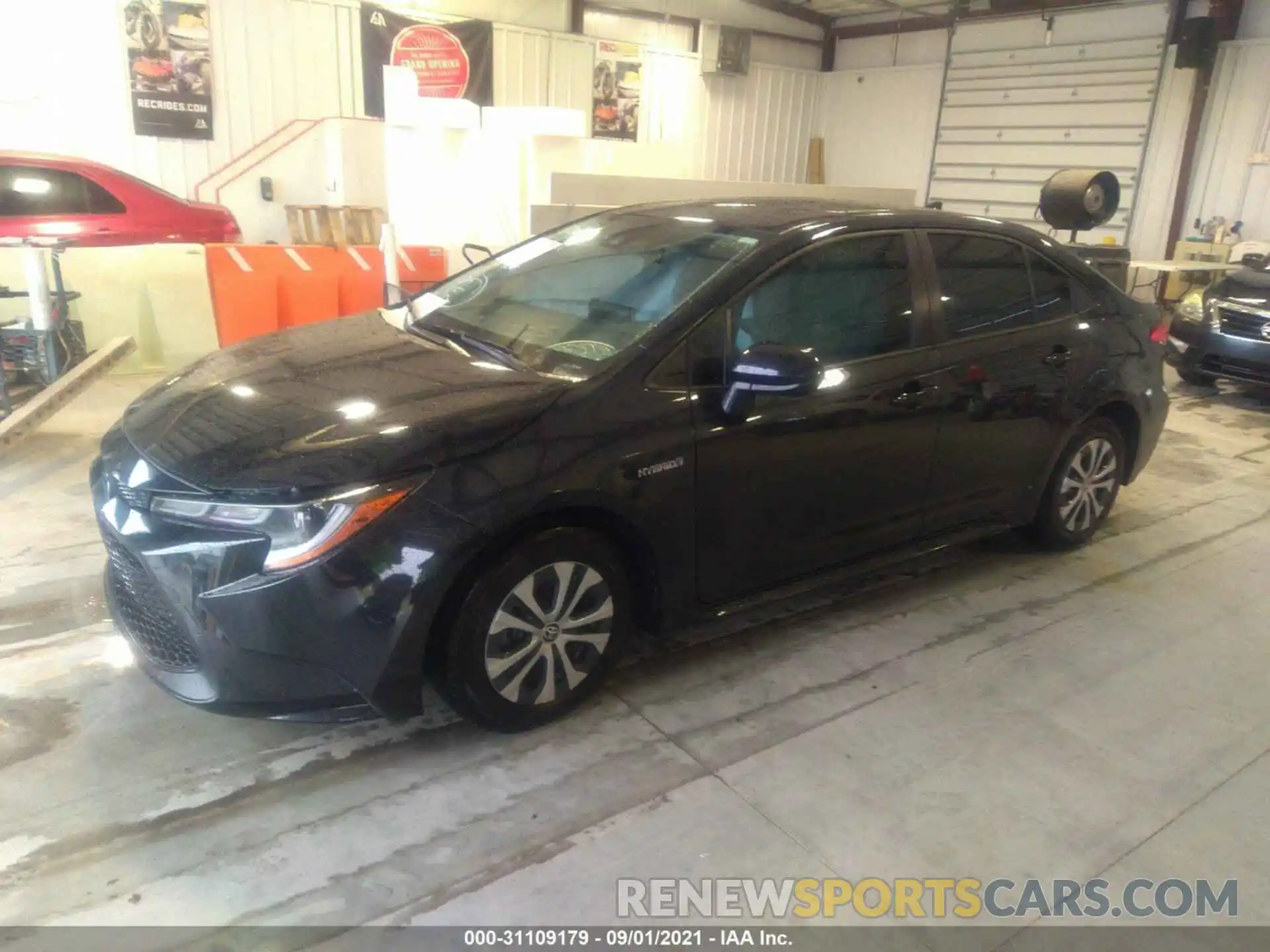 2 Photograph of a damaged car JTDEAMDE7MJ021489 TOYOTA COROLLA 2021