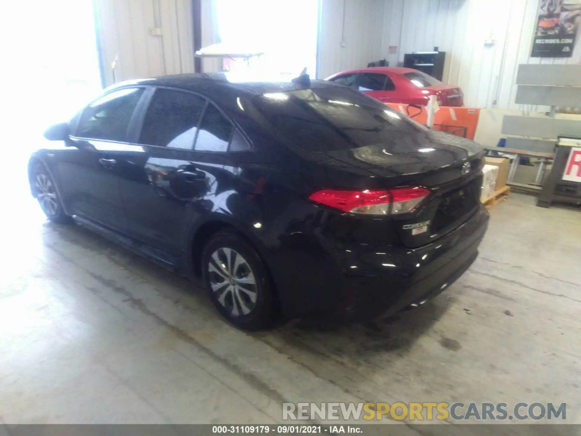 3 Photograph of a damaged car JTDEAMDE7MJ021489 TOYOTA COROLLA 2021