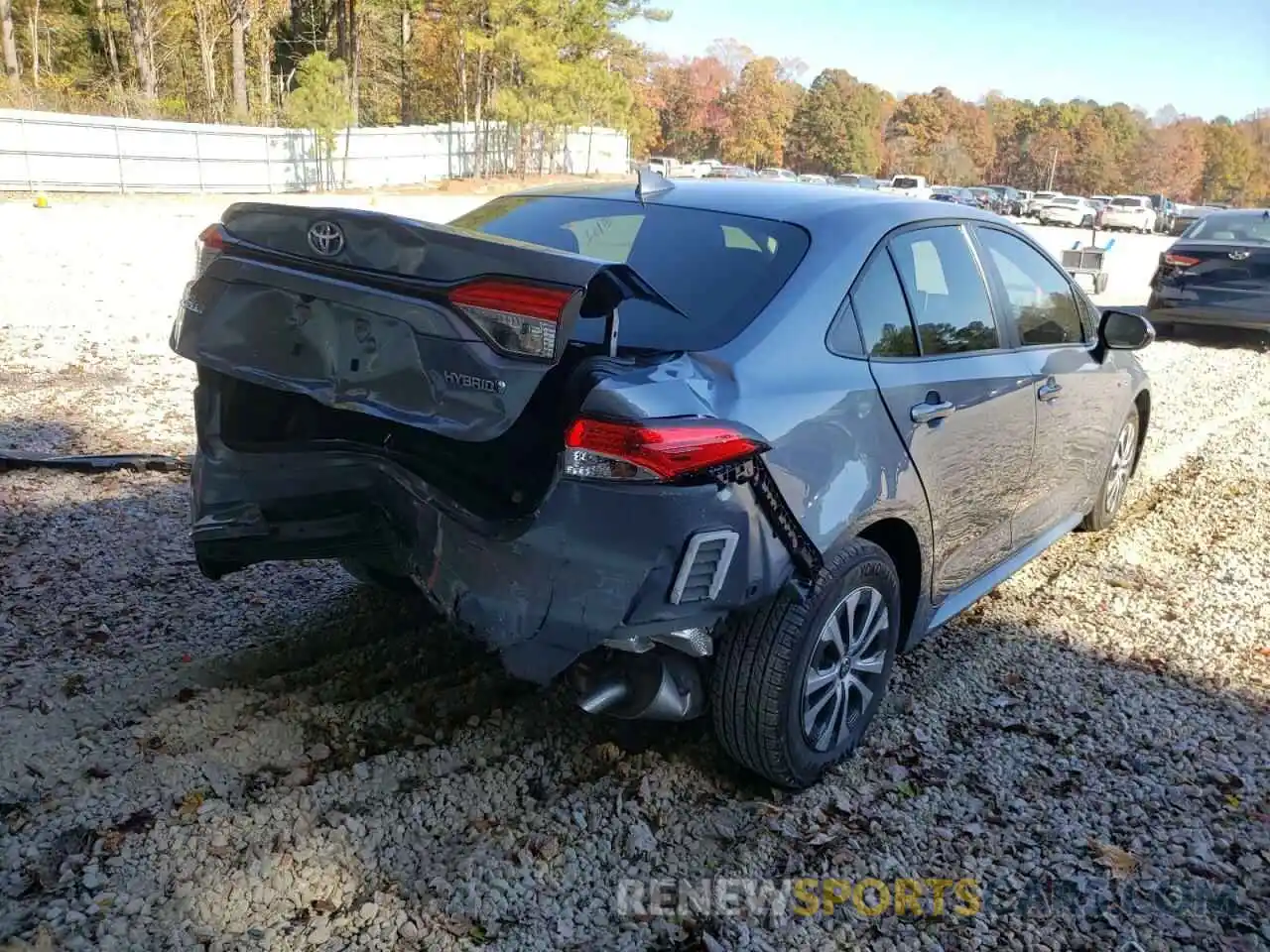 4 Photograph of a damaged car JTDEAMDE7MJ024070 TOYOTA COROLLA 2021