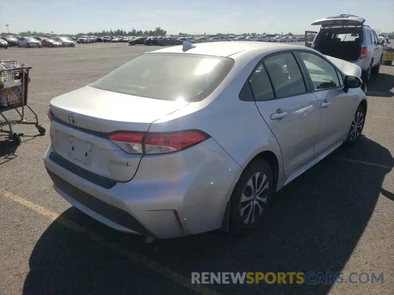 4 Photograph of a damaged car JTDEAMDE7MJ026188 TOYOTA COROLLA 2021