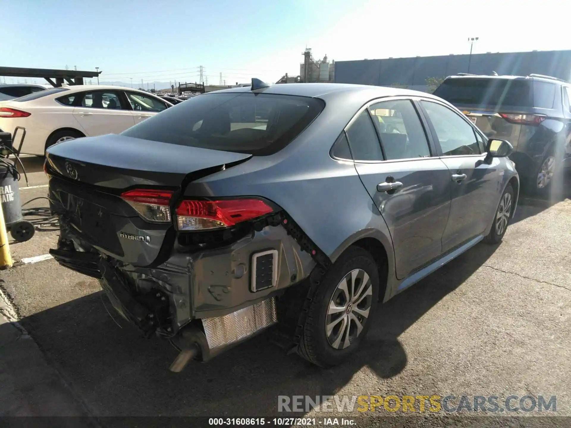 4 Photograph of a damaged car JTDEAMDE7MJ026580 TOYOTA COROLLA 2021