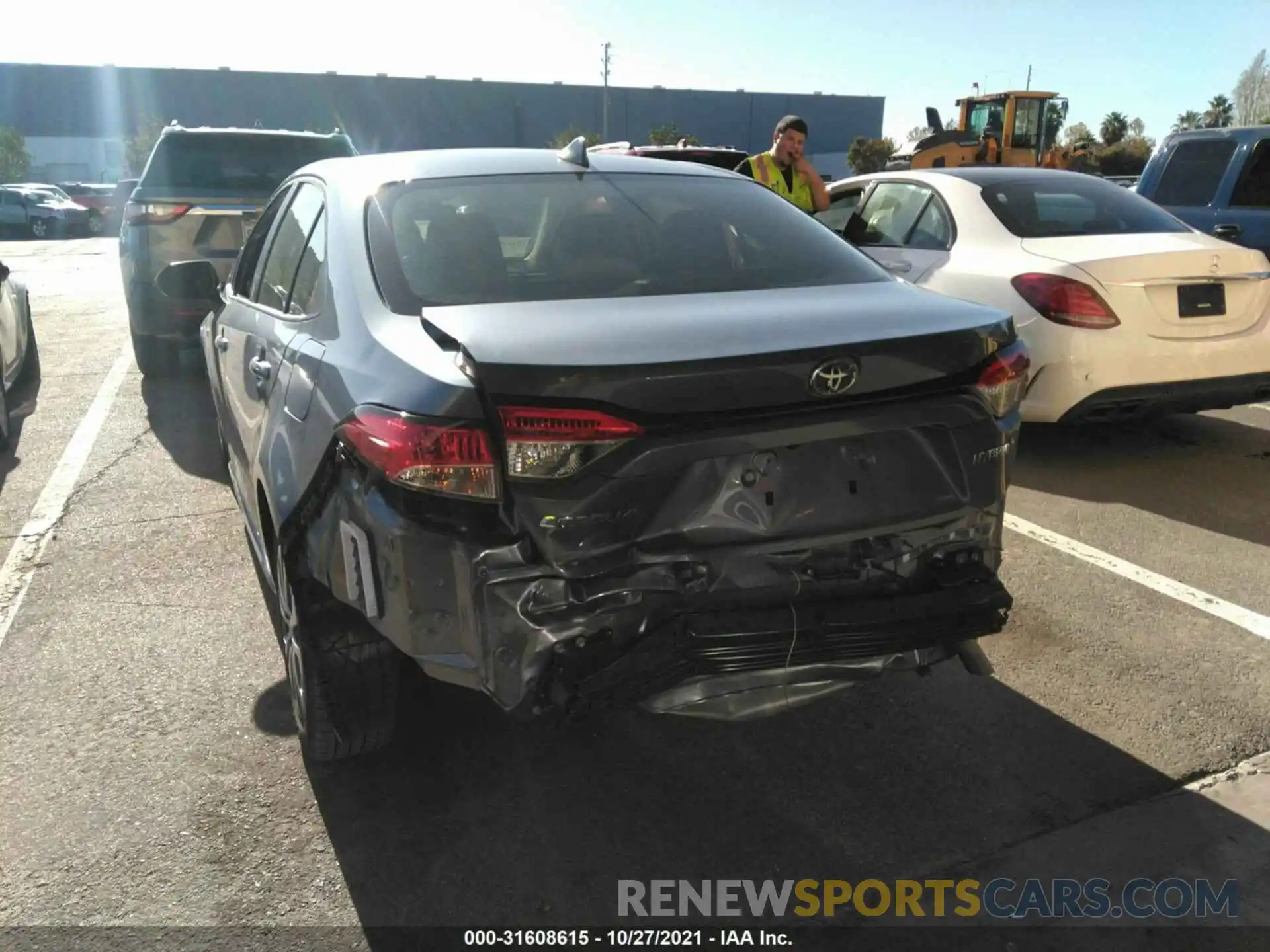 6 Photograph of a damaged car JTDEAMDE7MJ026580 TOYOTA COROLLA 2021