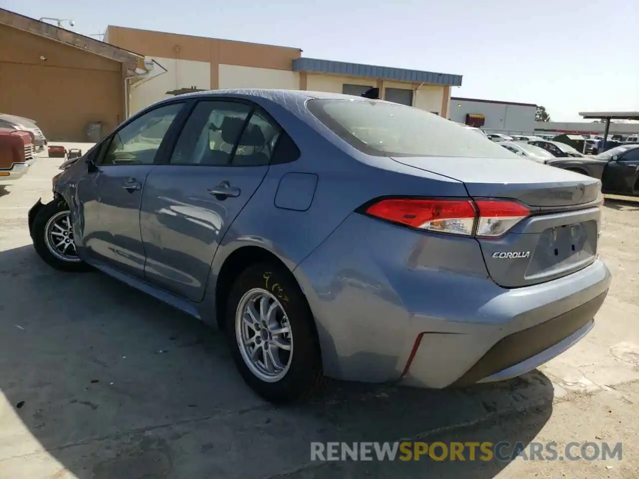 3 Photograph of a damaged car JTDEAMDE7MJ027499 TOYOTA COROLLA 2021