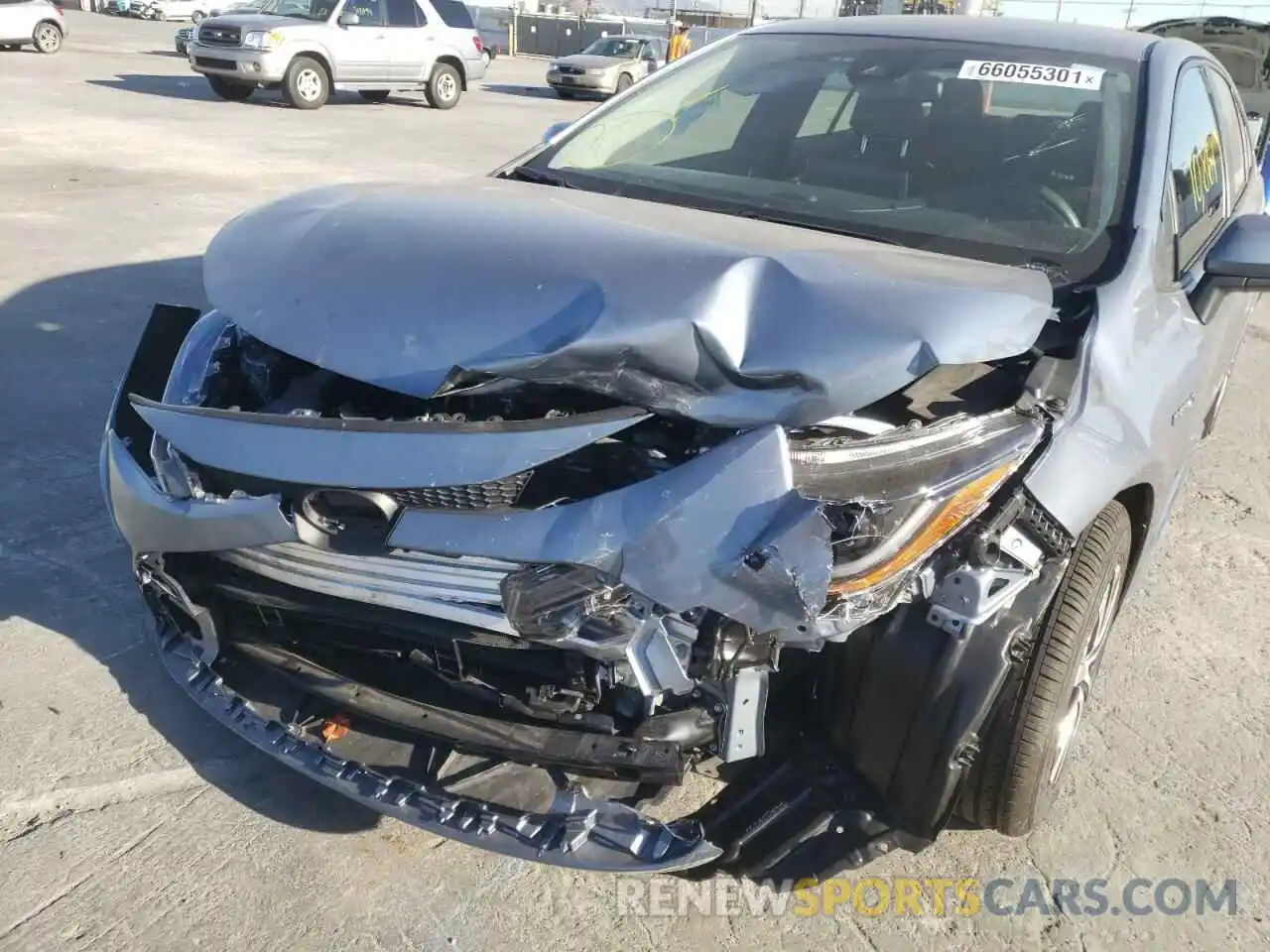 9 Photograph of a damaged car JTDEAMDE7MJ027857 TOYOTA COROLLA 2021