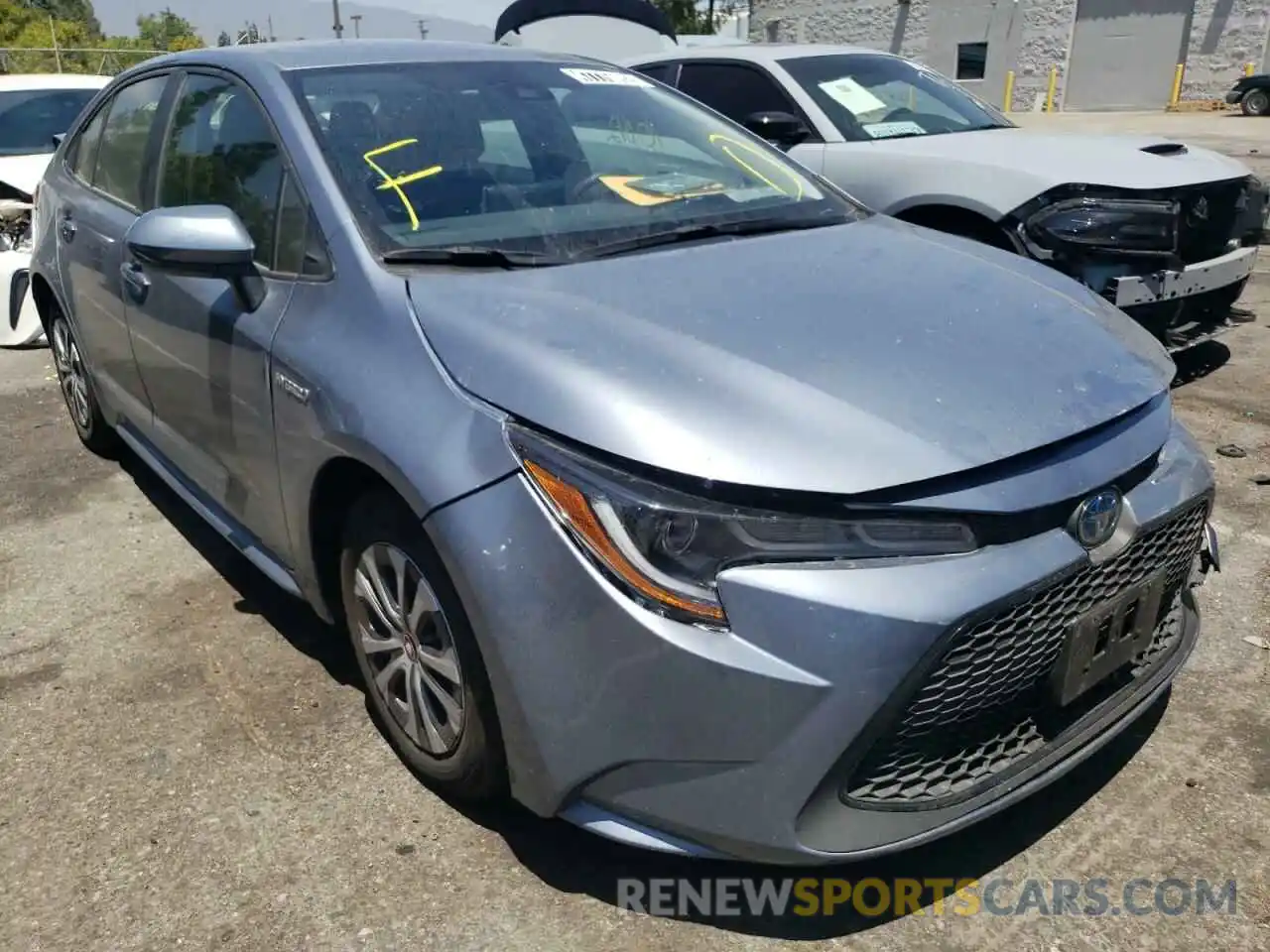 1 Photograph of a damaged car JTDEAMDE7MJ029172 TOYOTA COROLLA 2021