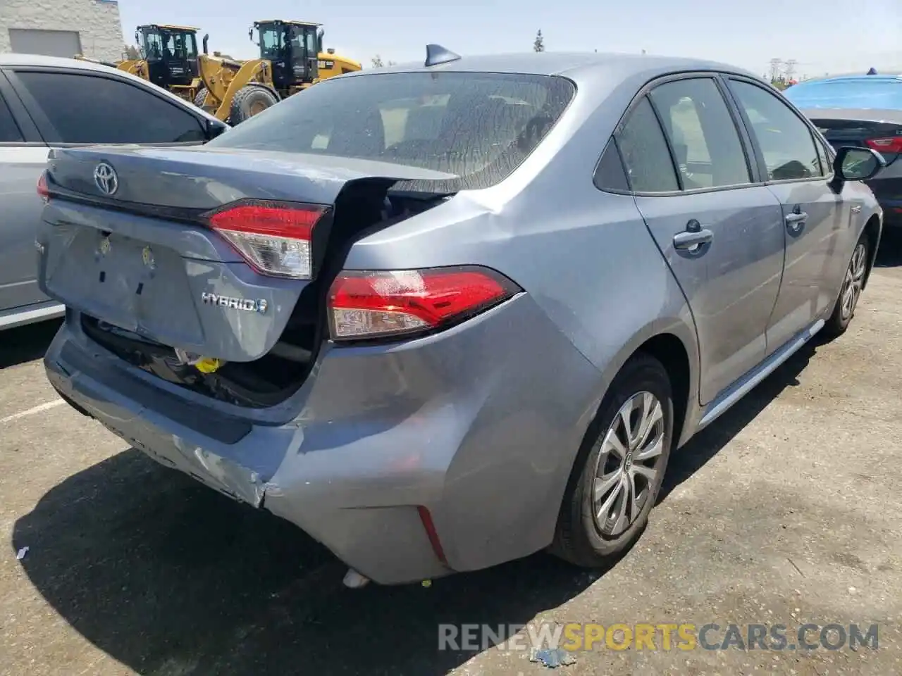 4 Photograph of a damaged car JTDEAMDE7MJ029172 TOYOTA COROLLA 2021