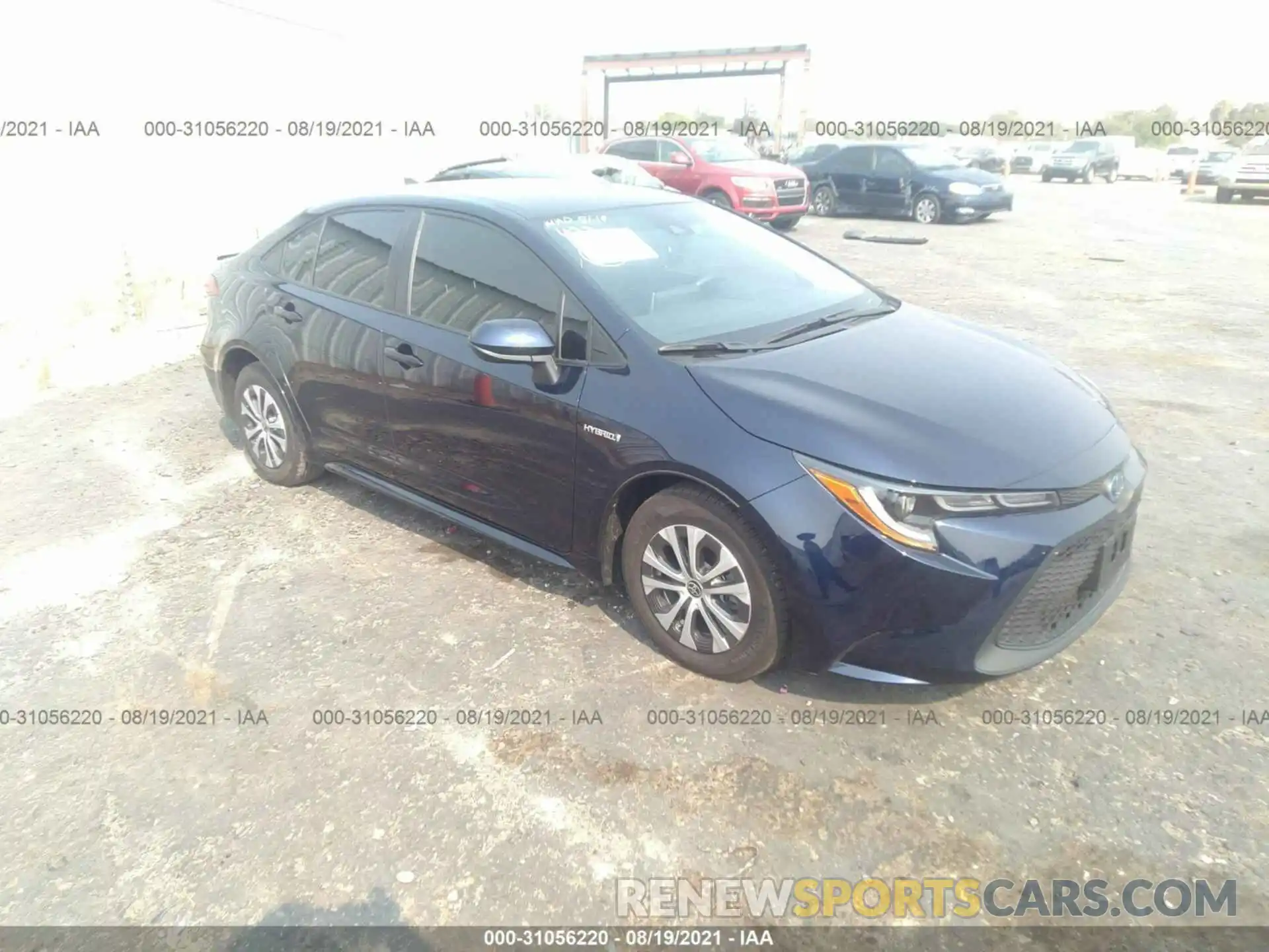 1 Photograph of a damaged car JTDEAMDE7MJ030158 TOYOTA COROLLA 2021