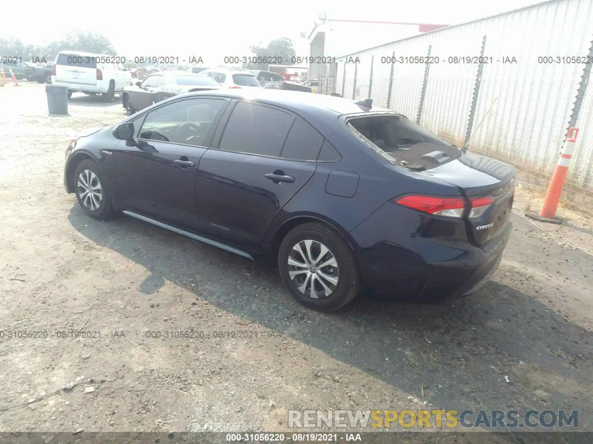 3 Photograph of a damaged car JTDEAMDE7MJ030158 TOYOTA COROLLA 2021