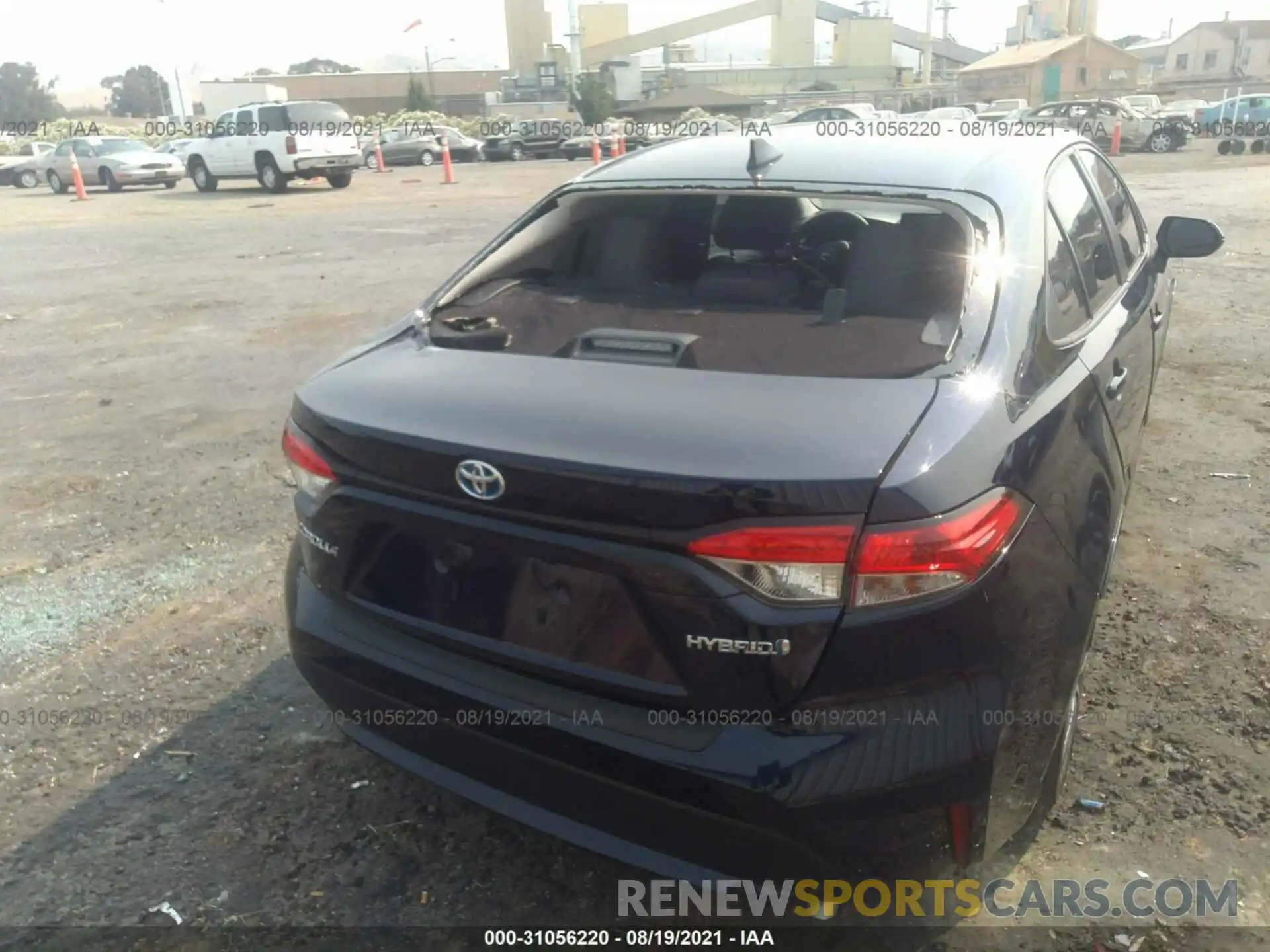 6 Photograph of a damaged car JTDEAMDE7MJ030158 TOYOTA COROLLA 2021