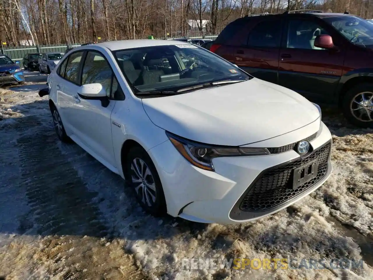 1 Photograph of a damaged car JTDEAMDE7MJ031360 TOYOTA COROLLA 2021