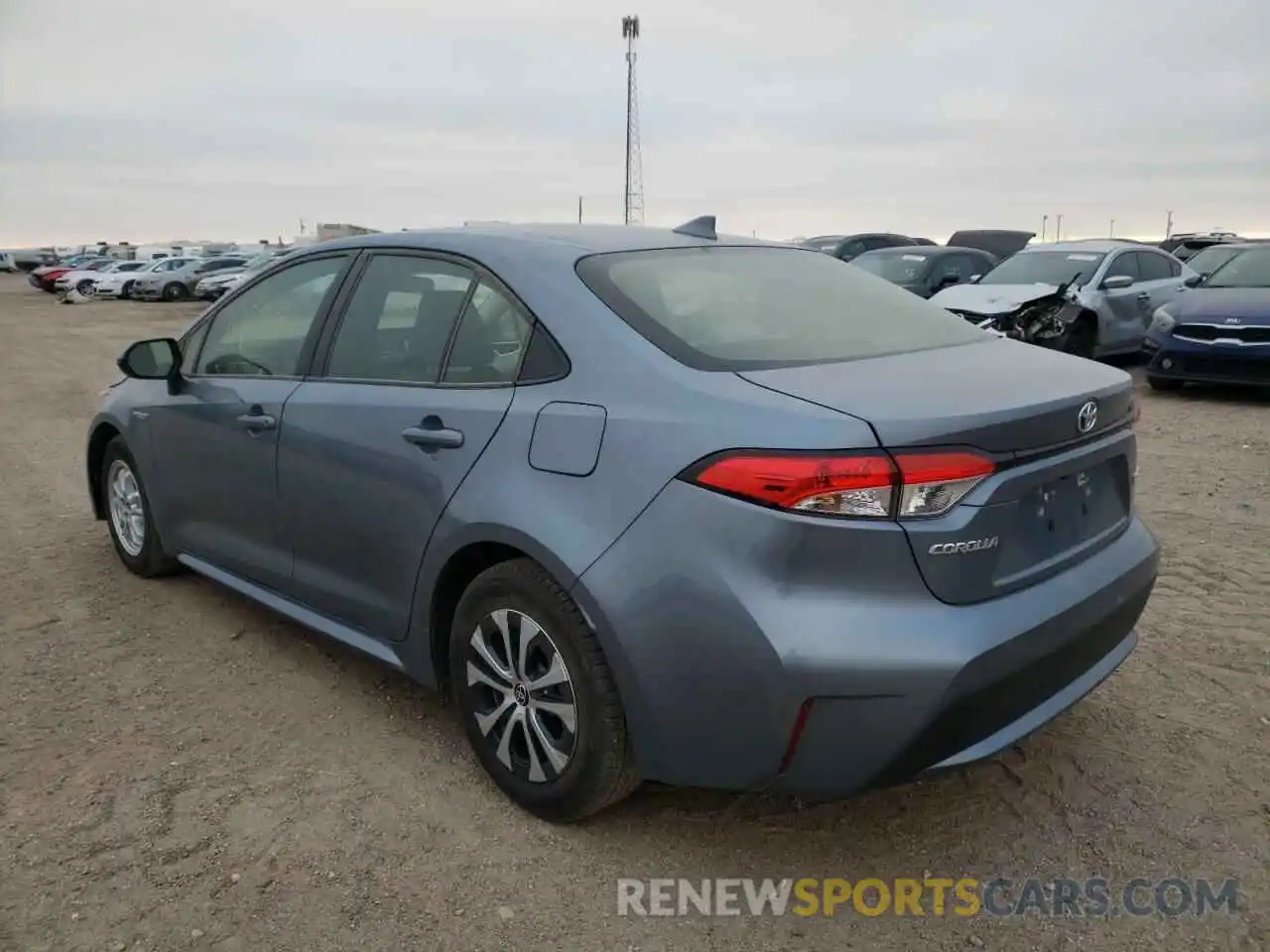 3 Photograph of a damaged car JTDEAMDE7MJ032105 TOYOTA COROLLA 2021