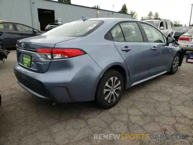 4 Photograph of a damaged car JTDEAMDE7MJ032427 TOYOTA COROLLA 2021