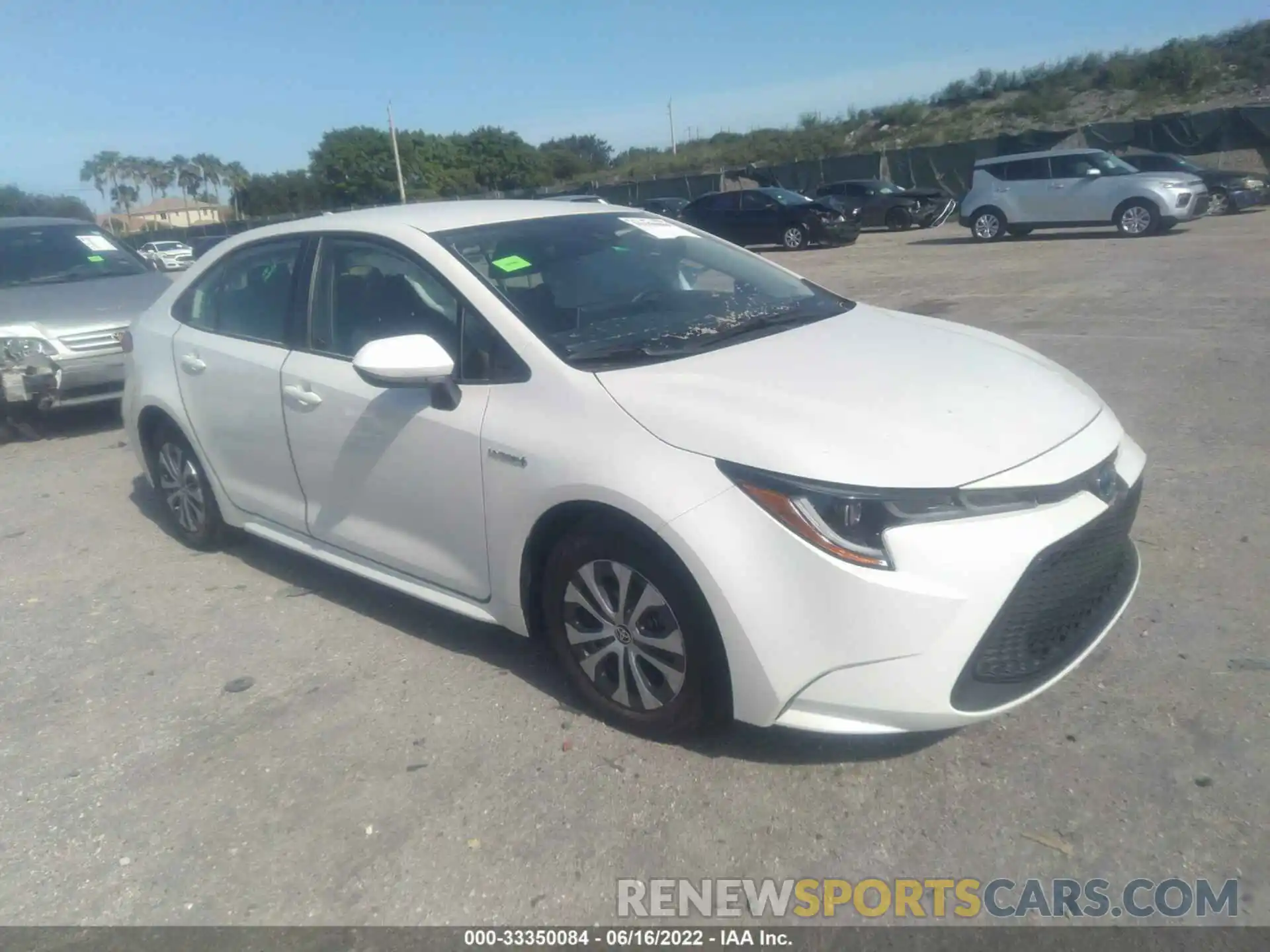 1 Photograph of a damaged car JTDEAMDE7MJ035313 TOYOTA COROLLA 2021